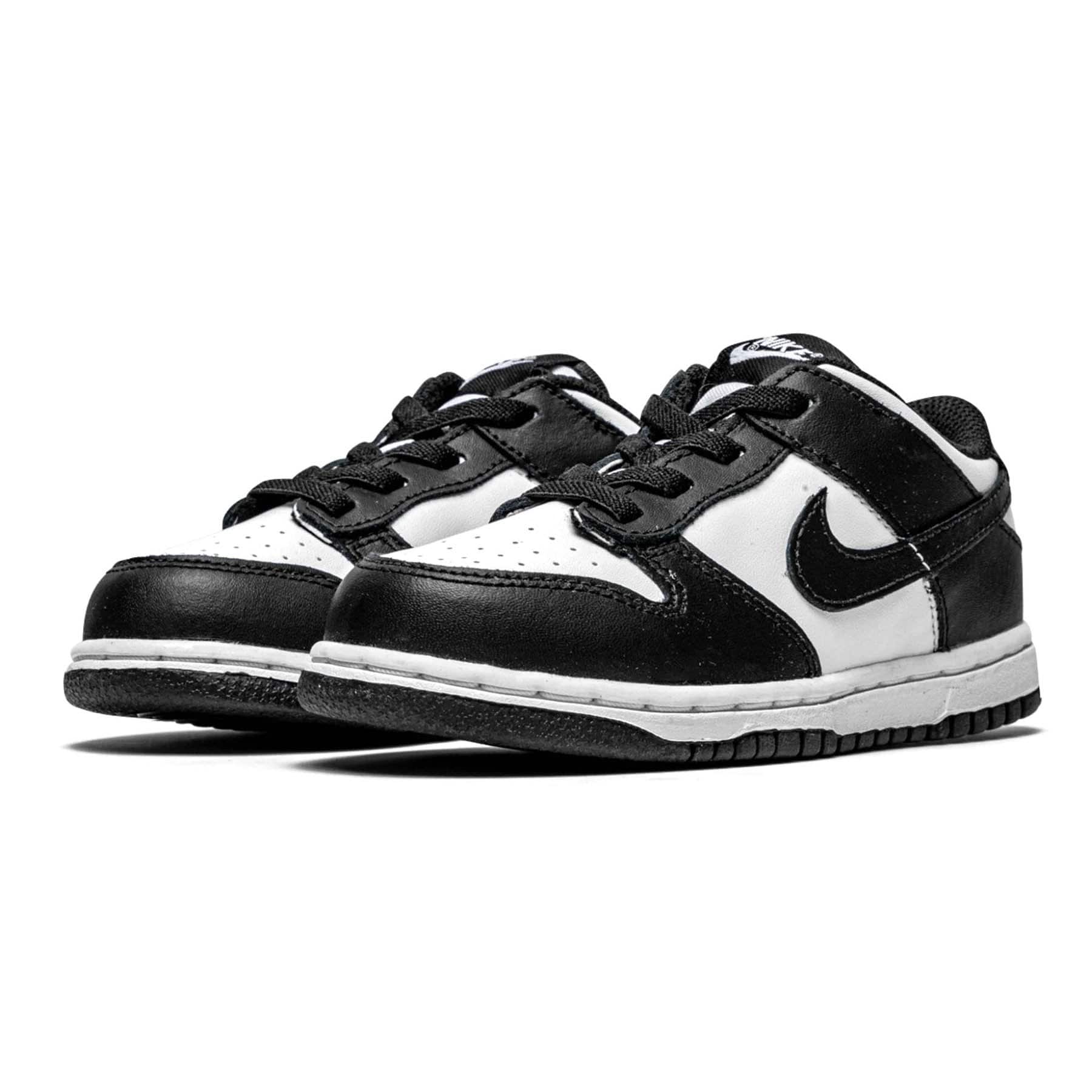 Nike Dunk Low TD (Toddler) ‘Black White’ - Image 2