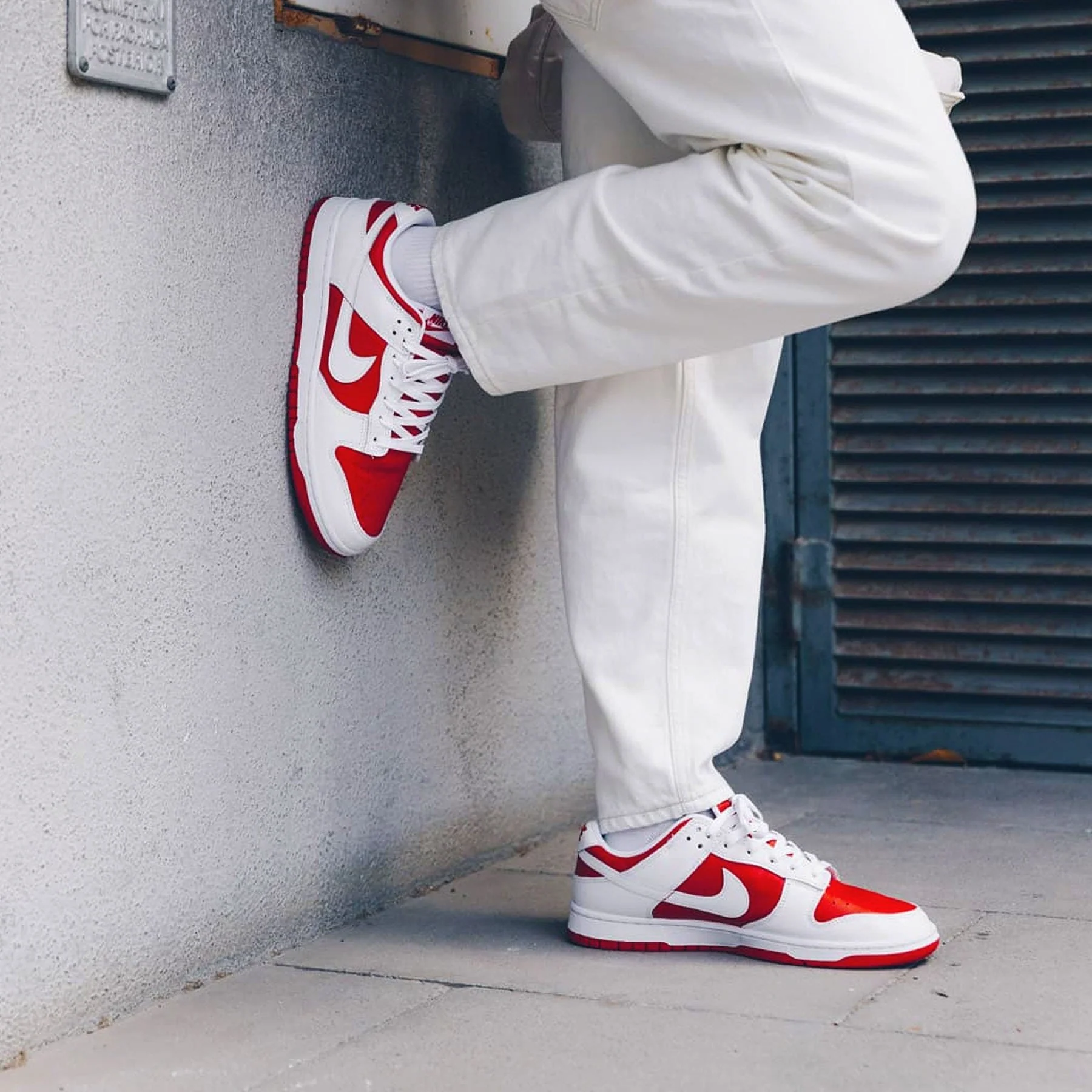 Nike Dunk Low 'White University Red' - Image 6