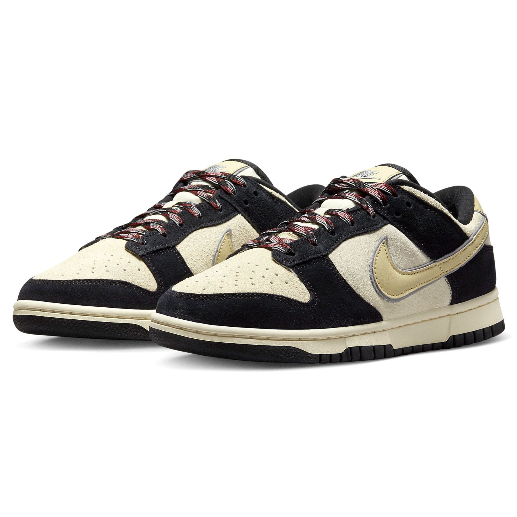 Nike Dunk Low Wmns LX 'Black Team Gold' - Image 2
