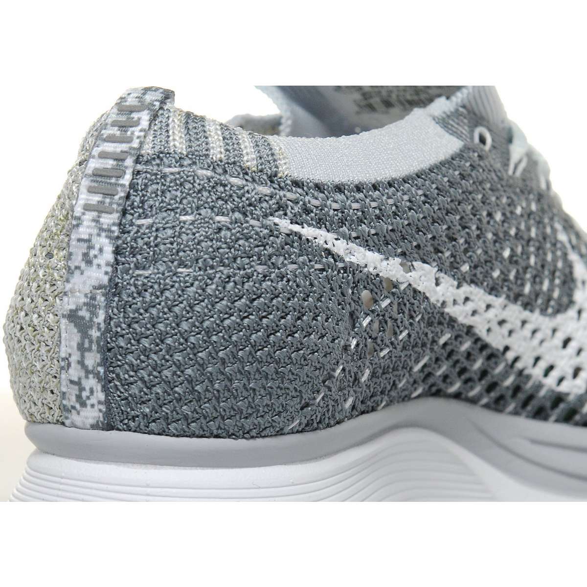Nike Flyknit Racer Pure Platinum-Cool Grey - Image 4
