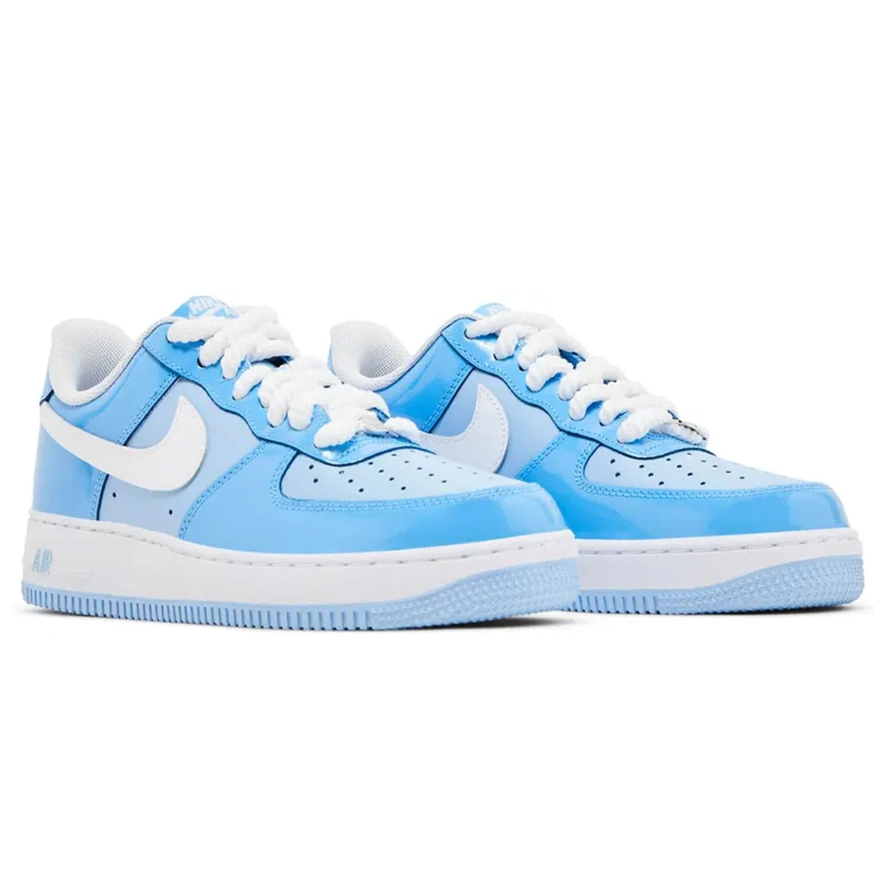 Nike Air Force 1 '07 LV8 'Psychic Blue Patent' - Image 2