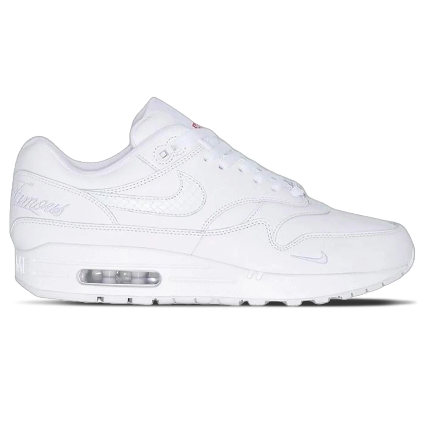 Nike x Supreme Air Max 1 '87 SP 'Triple White' - Image 2