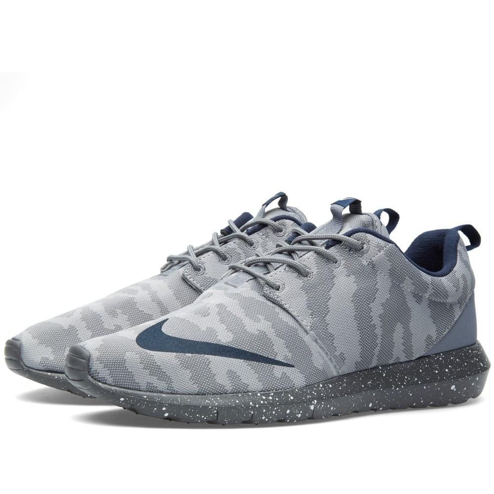 NIKE ROSHE NM FB Flat Silver & Obsidian - Image 2