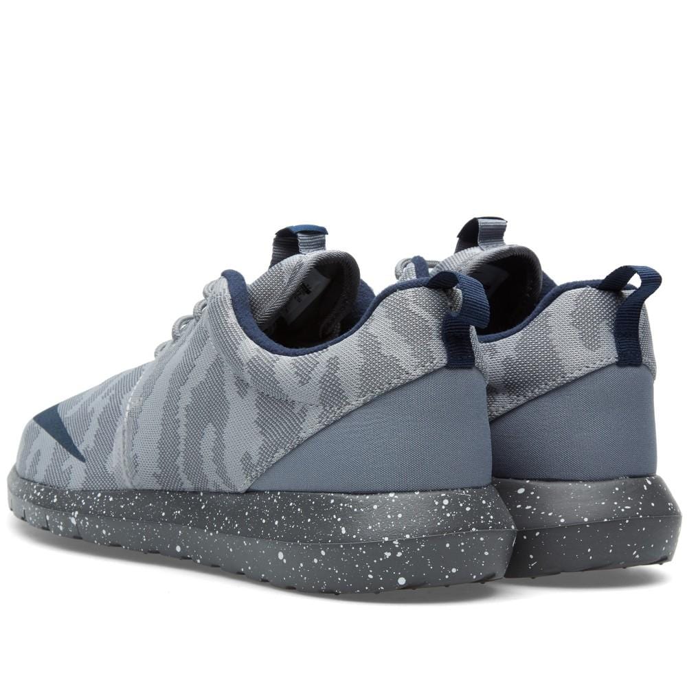 NIKE ROSHE NM FB Flat Silver & Obsidian - Image 3