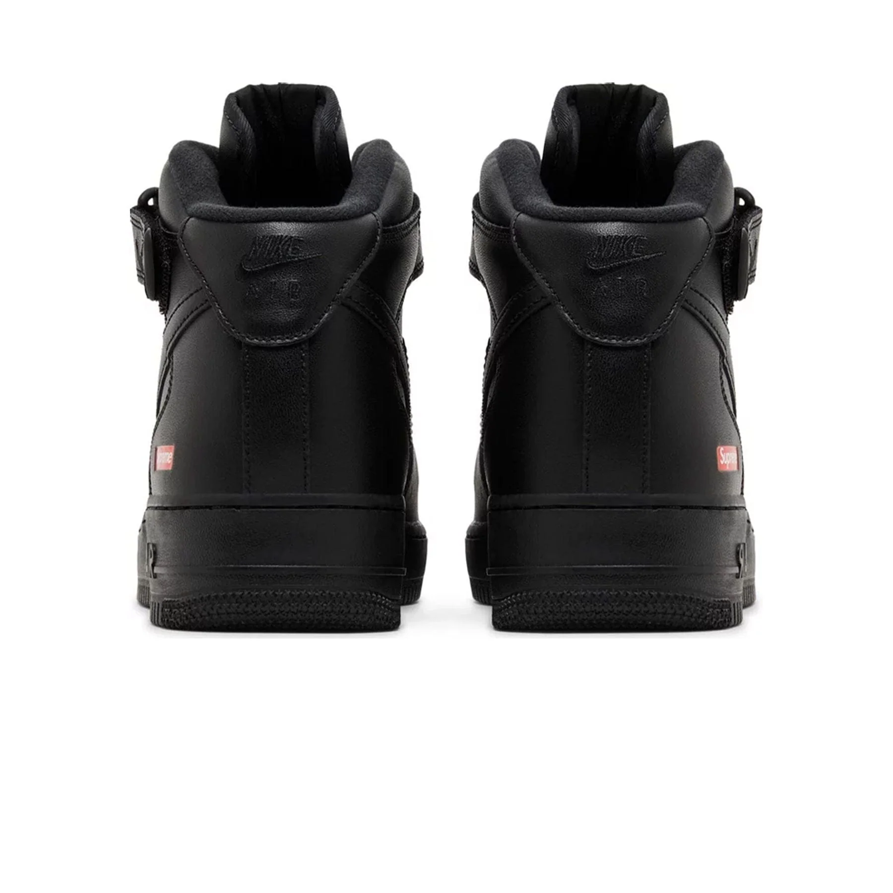 Supreme x Air Force 1 Mid 'Box Logo - Triple Black' - Image 2