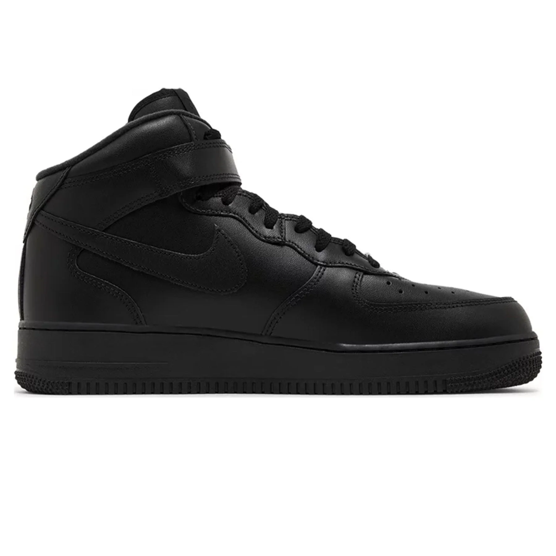 Supreme x Air Force 1 Mid 'Box Logo - Triple Black' - Image 3