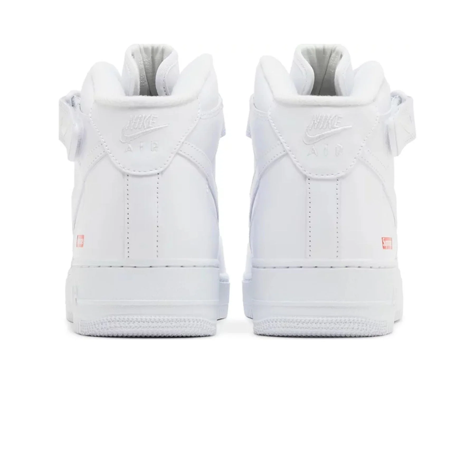 Supreme x Air Force 1 Mid 'Box Logo - Triple White' - Image 4