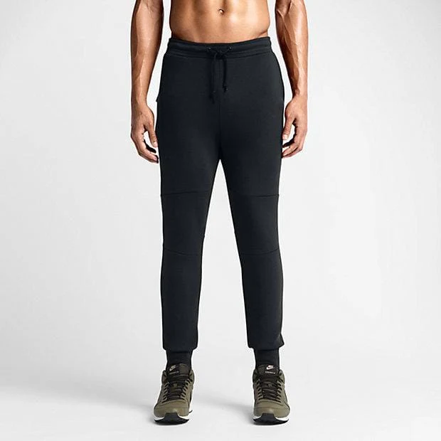 NIKE TECH FLEECE MEN'S TROUSERS - Black - Image 7