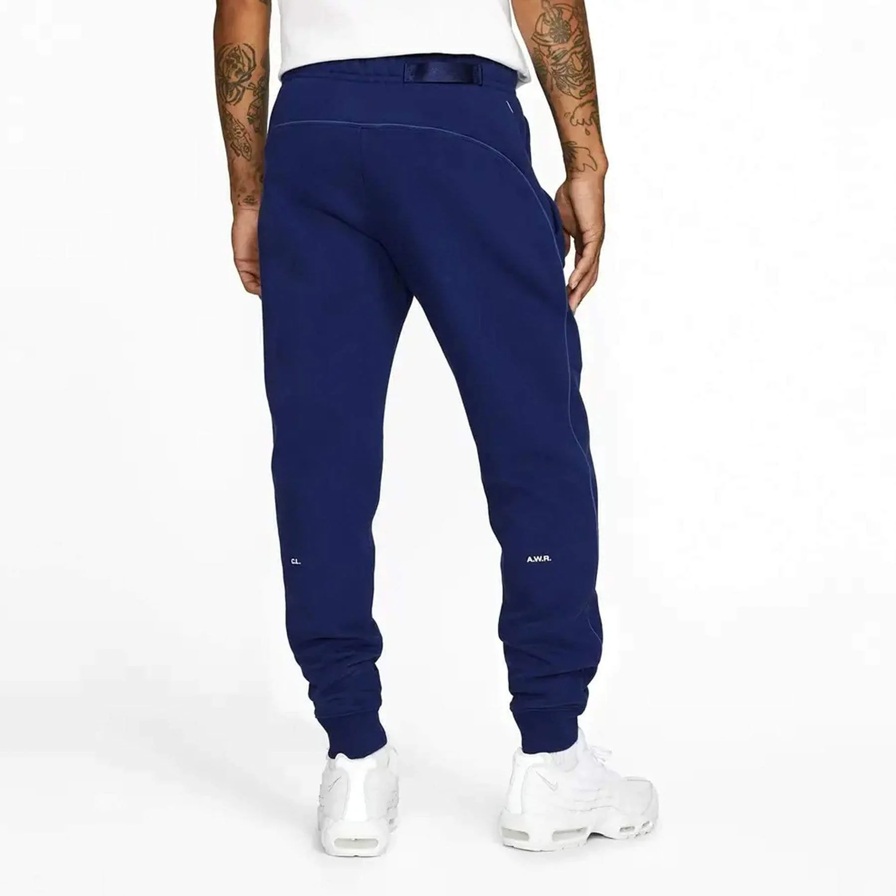 Nike x Drake NOCTA Cardinal Stock Fleece Pants Navy - Image 4