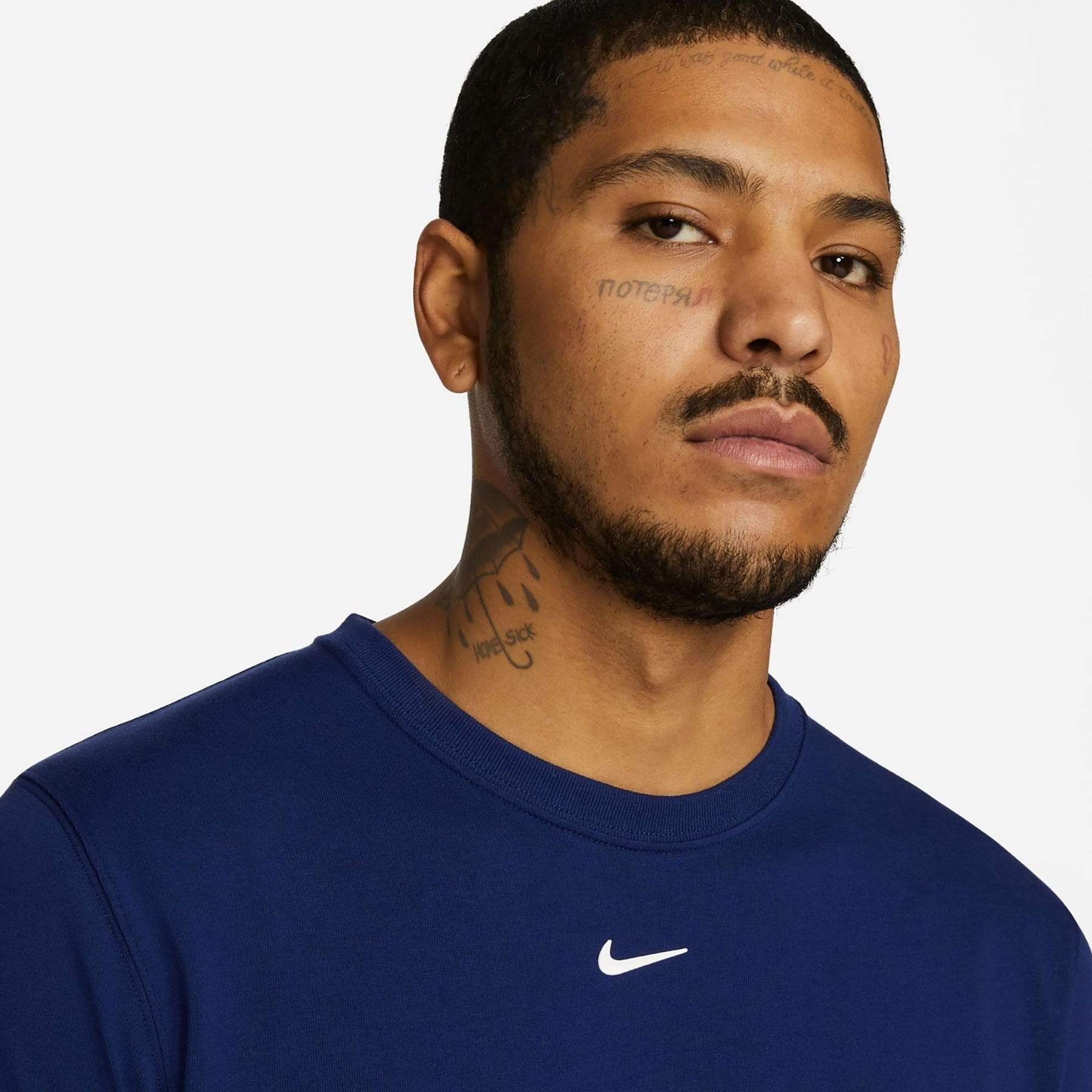 Nike x Drake NOCTA Cardinal Stock T-Shirt Navy - Image 3