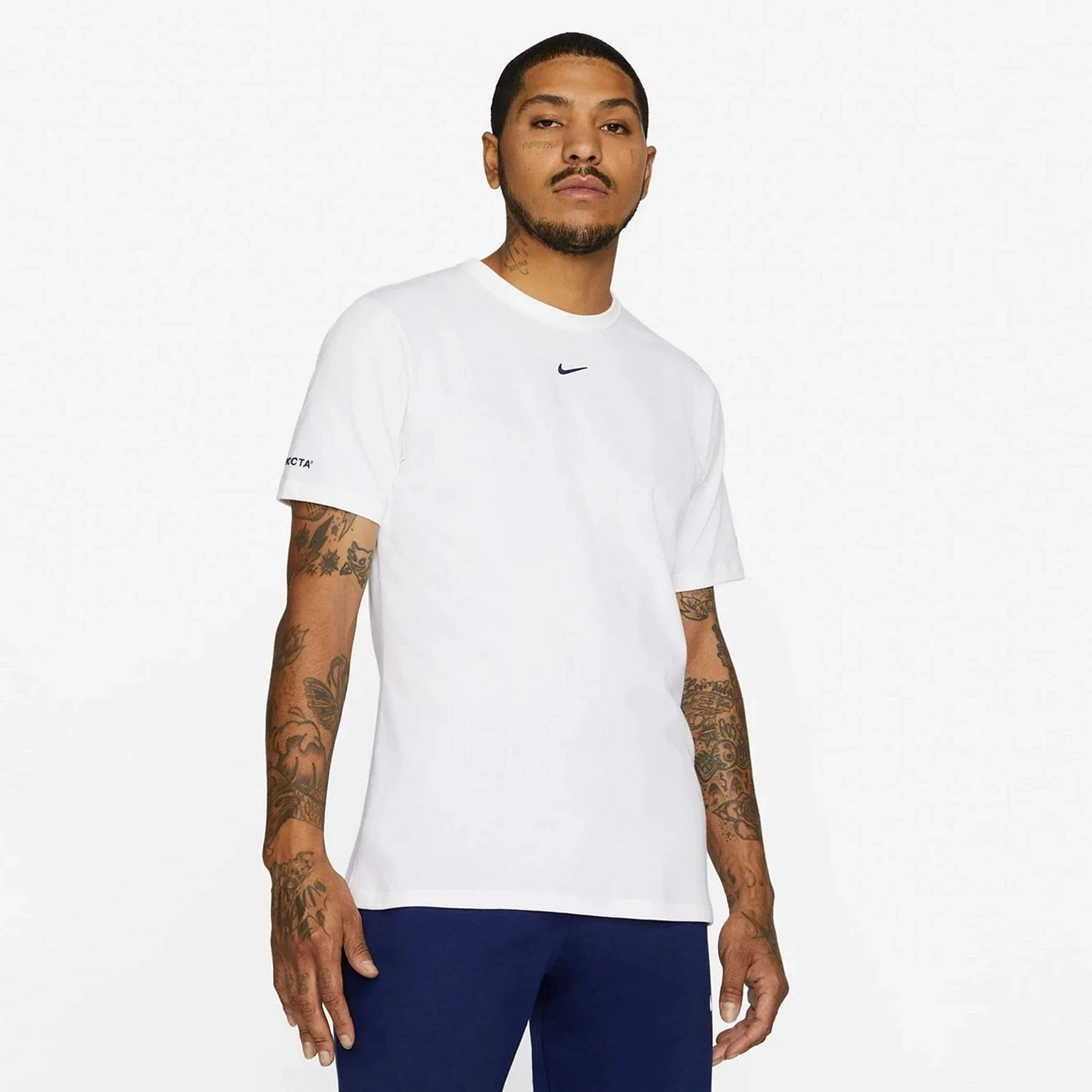 Nike x Drake NOCTA Cardinal Stock T-Shirt White - Image 3