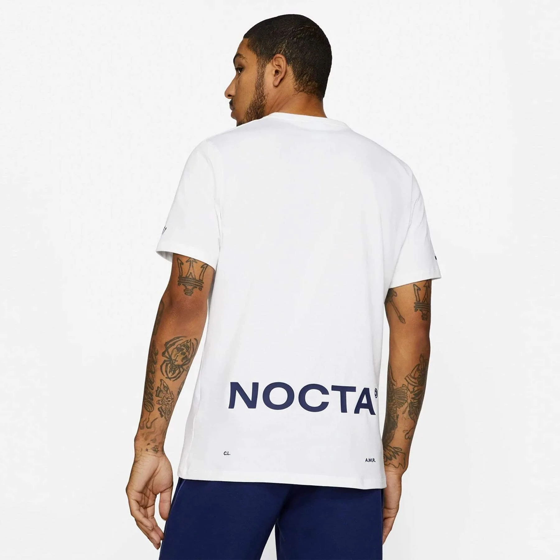Nike x Drake NOCTA Cardinal Stock T-Shirt White - Image 4