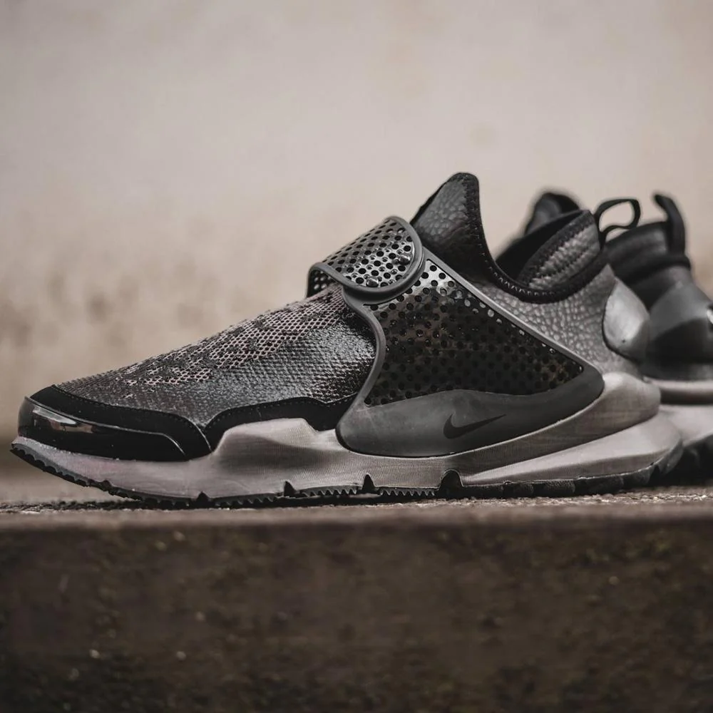 Nike x Stone Island Sock Dart Mid - Black & Sail - Image 2