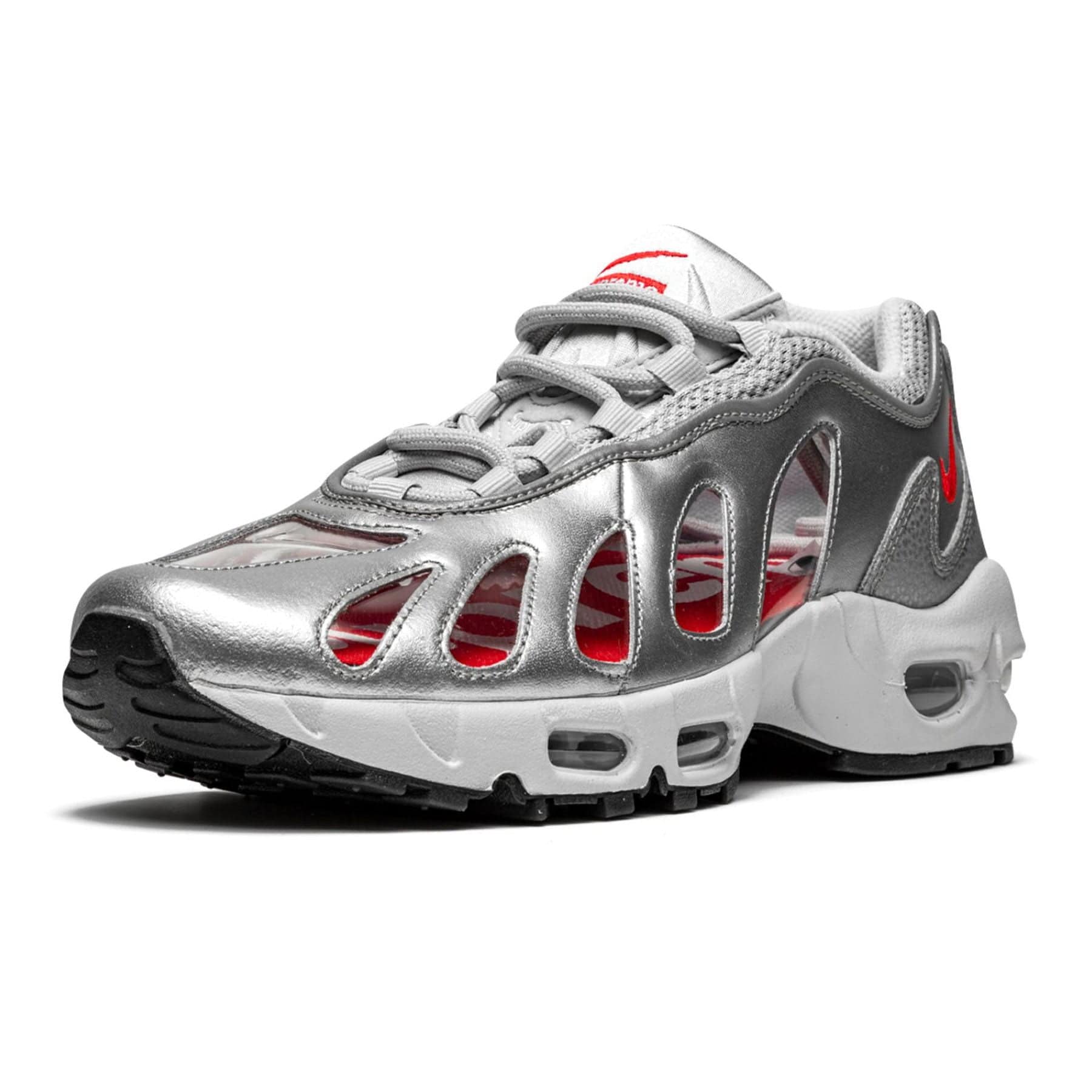 Nike x Supreme Air Max 96 'Metallic Silver' - Image 4