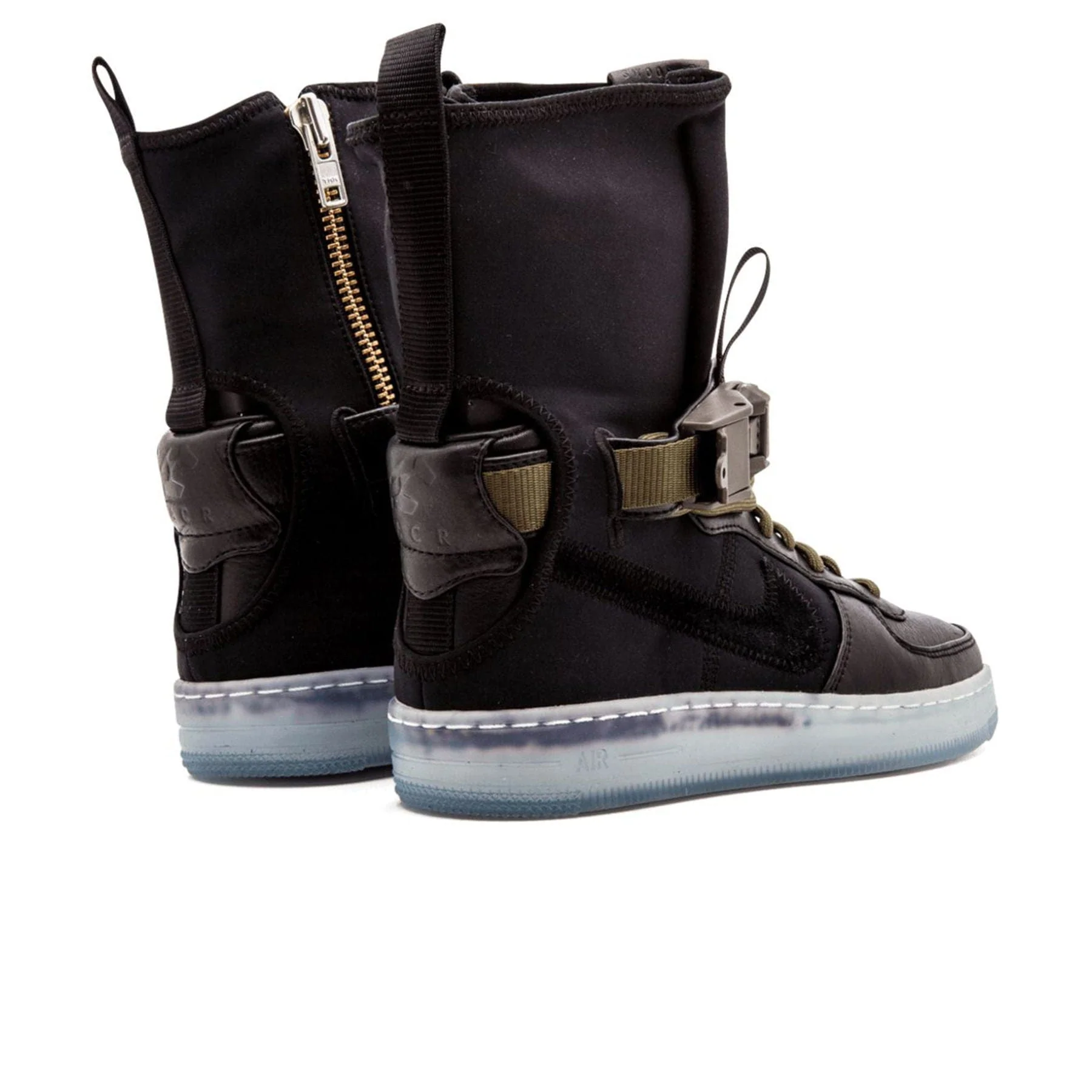 NikeLab Air Force Downtown 1 Hi SP x Acronym 'Black Olive' - Image 3