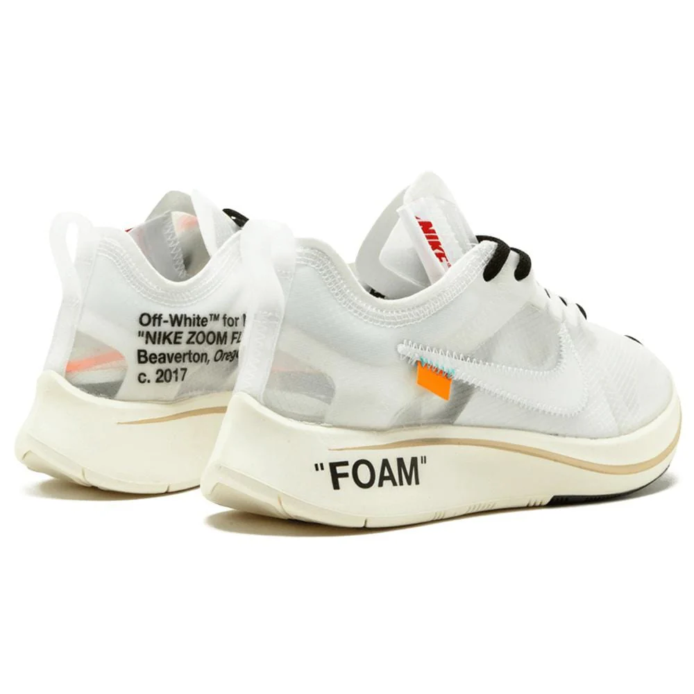 OFF-WHITE x Nike Zoom Fly "White-White-Muslin" - Image 2