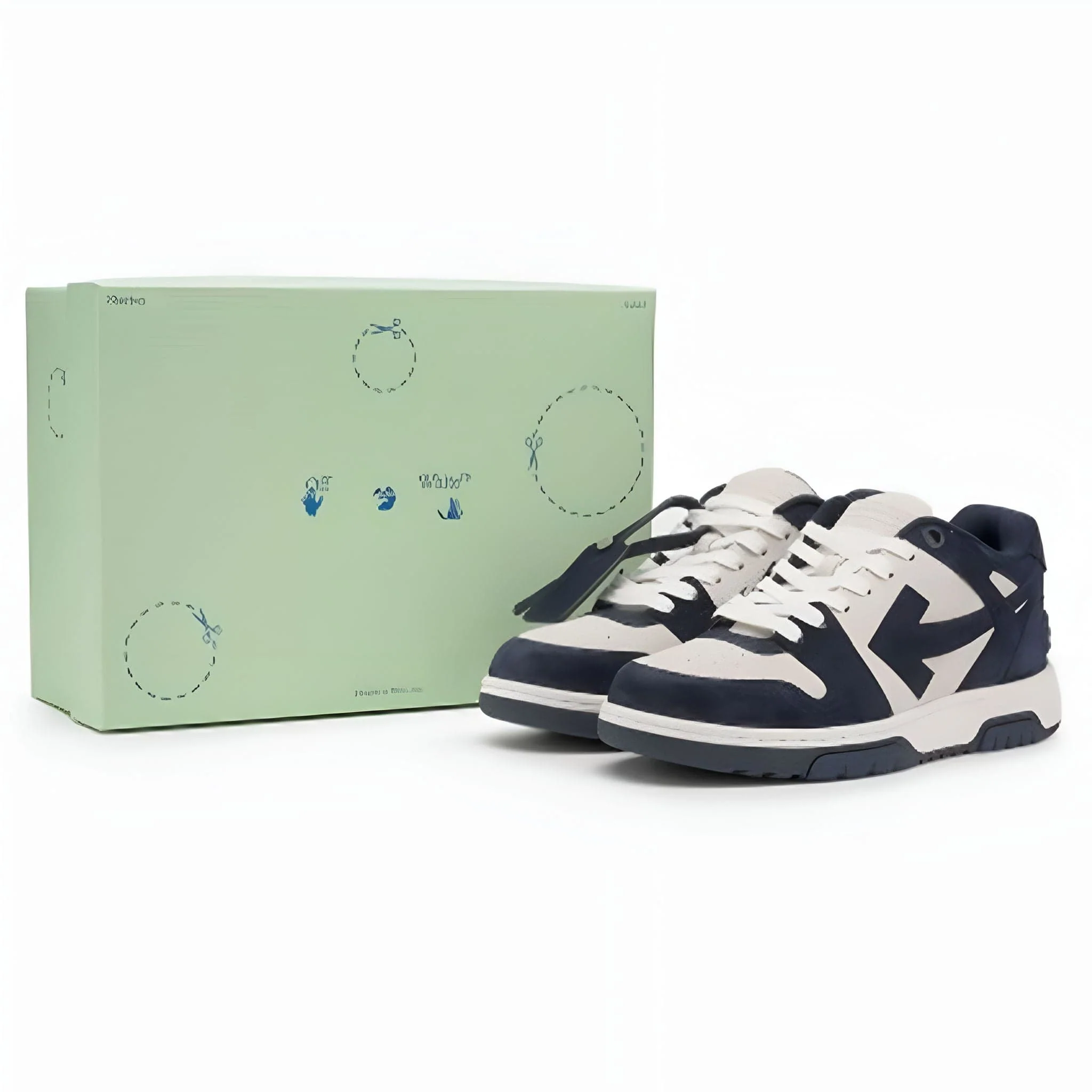 Off-White Out of Office 'White Navy Blue' - Image 5