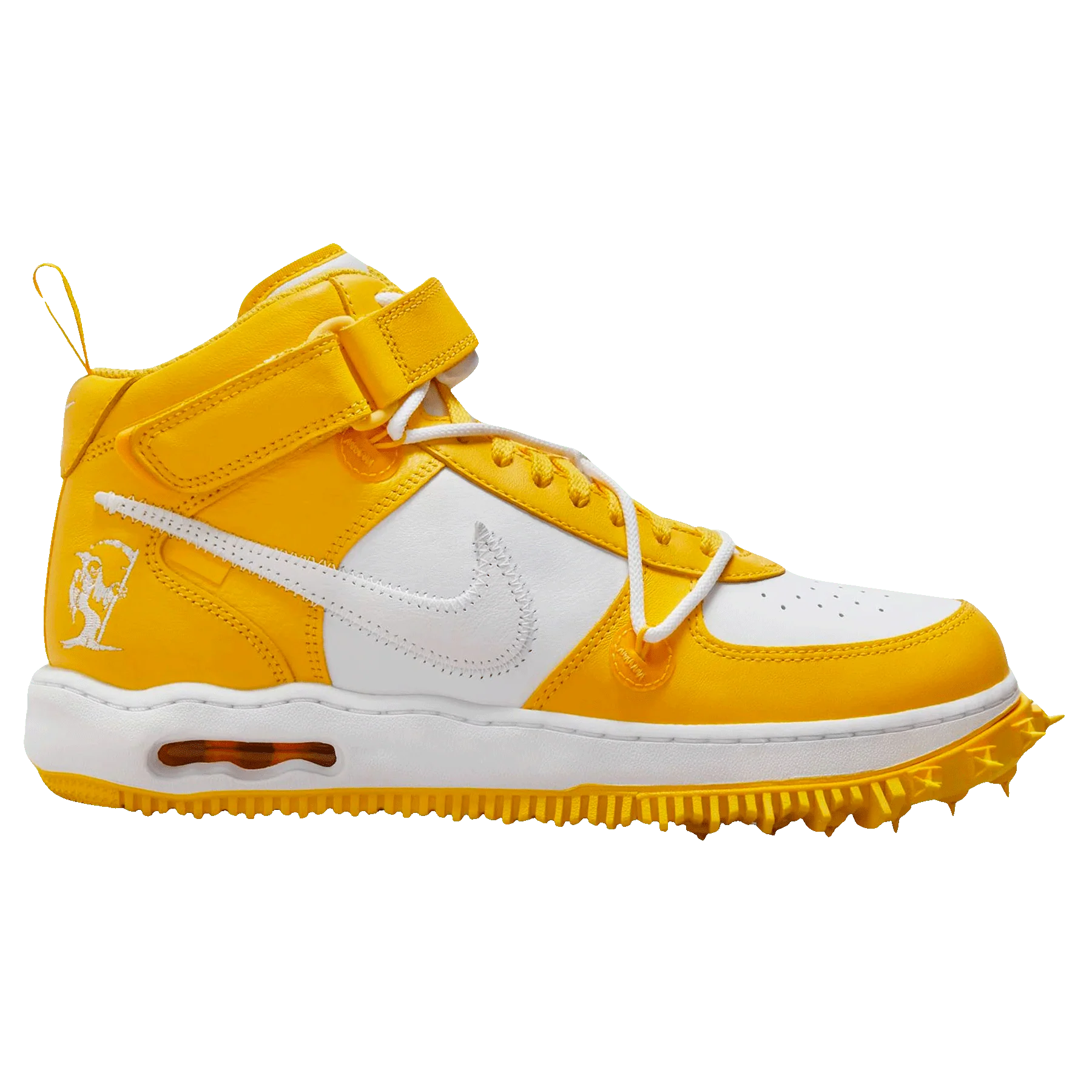 Off-White x Nike Air Force 1 Mid 'Varsity Maize' - Image 2