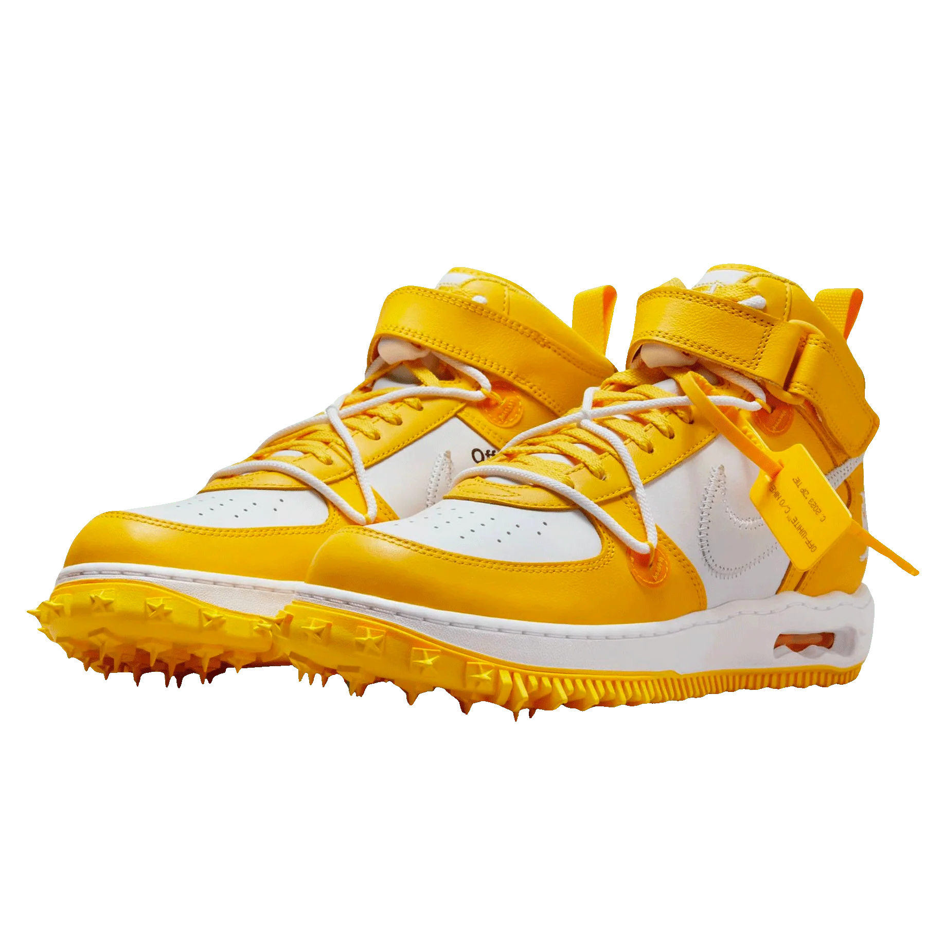 Off-White x Nike Air Force 1 Mid 'Varsity Maize' - Image 3