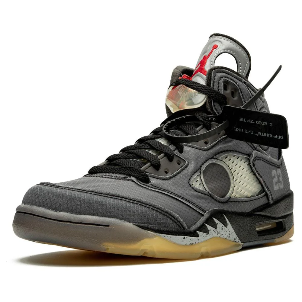 OFF-WHITE x Air Jordan 5 Retro SP 'Muslin' - Image 4
