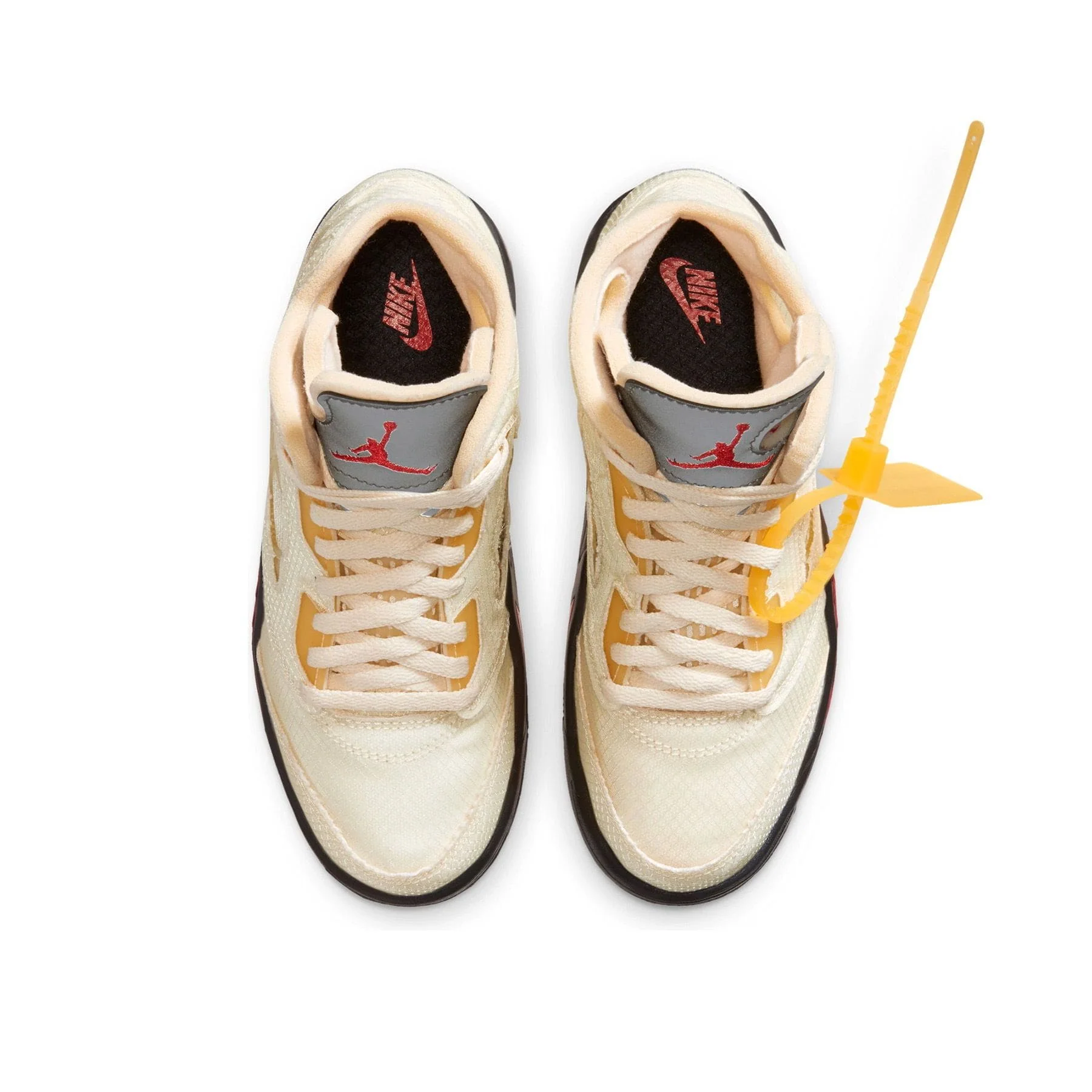Off-White x Air Jordan 5 Retro SP PS 'Sail' - Image 3