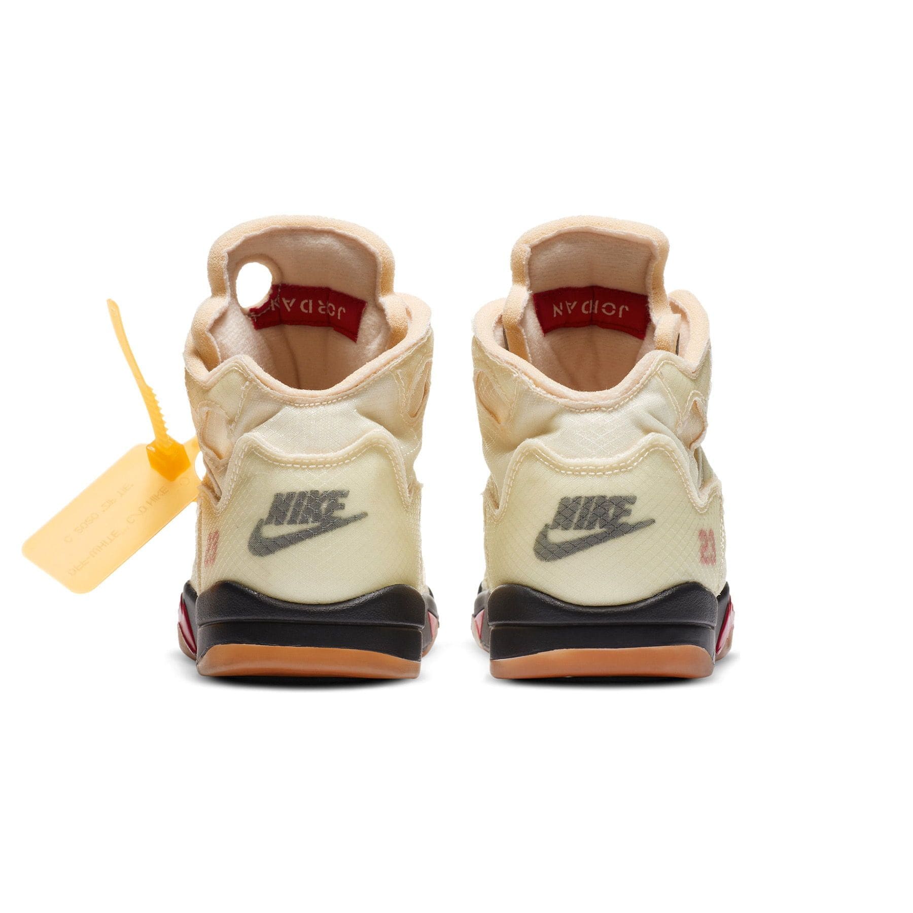 Off-White x Air Jordan 5 Retro SP PS 'Sail' - Image 4