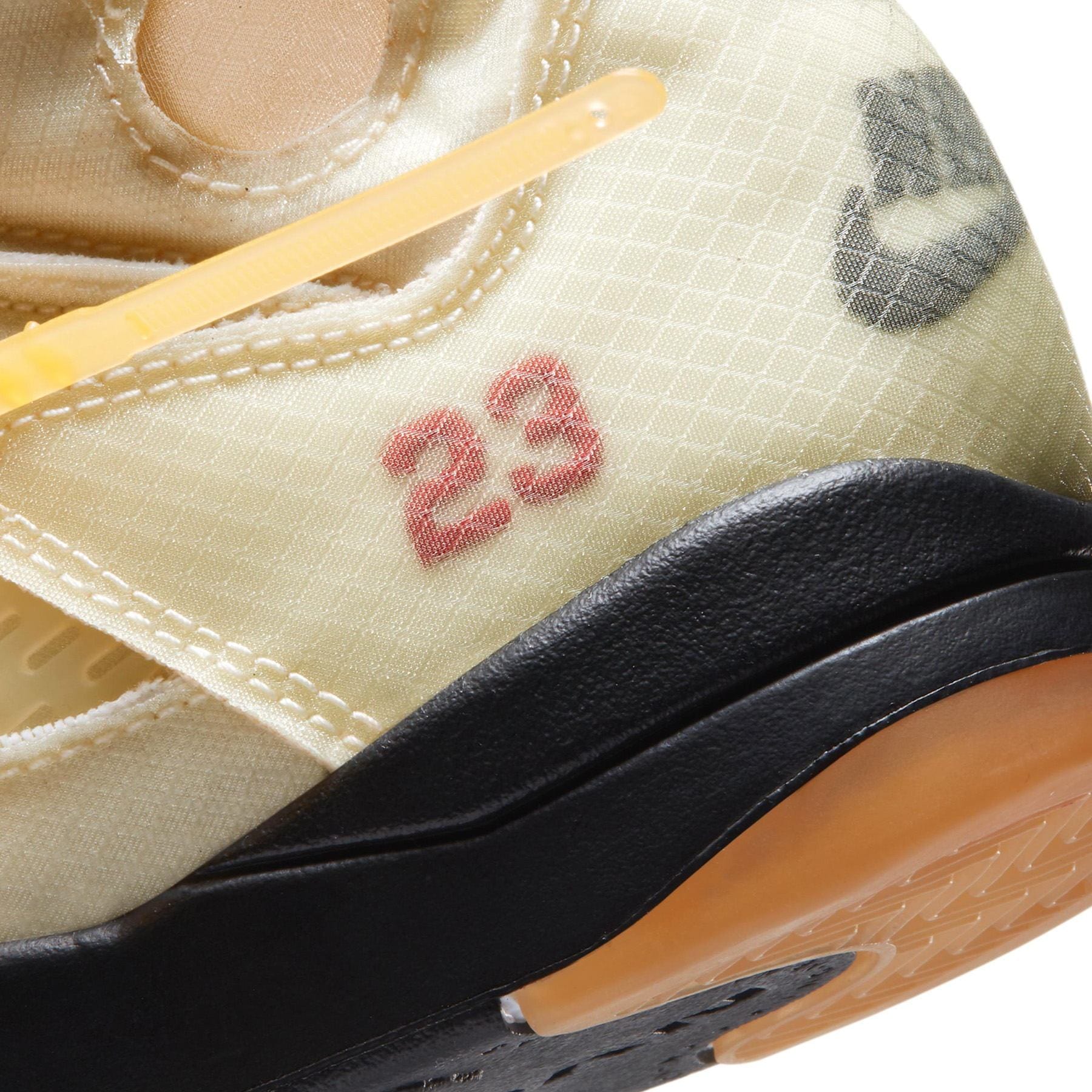 Off-White x Air Jordan 5 Retro SP PS 'Sail' - Image 7
