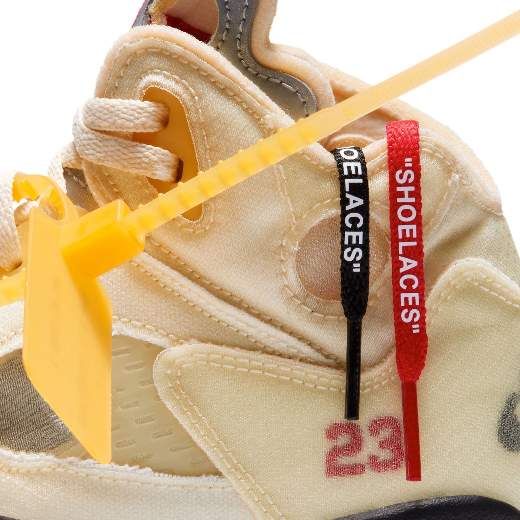 Off-White x Air Jordan 5 Retro SP PS 'Sail' - Image 8