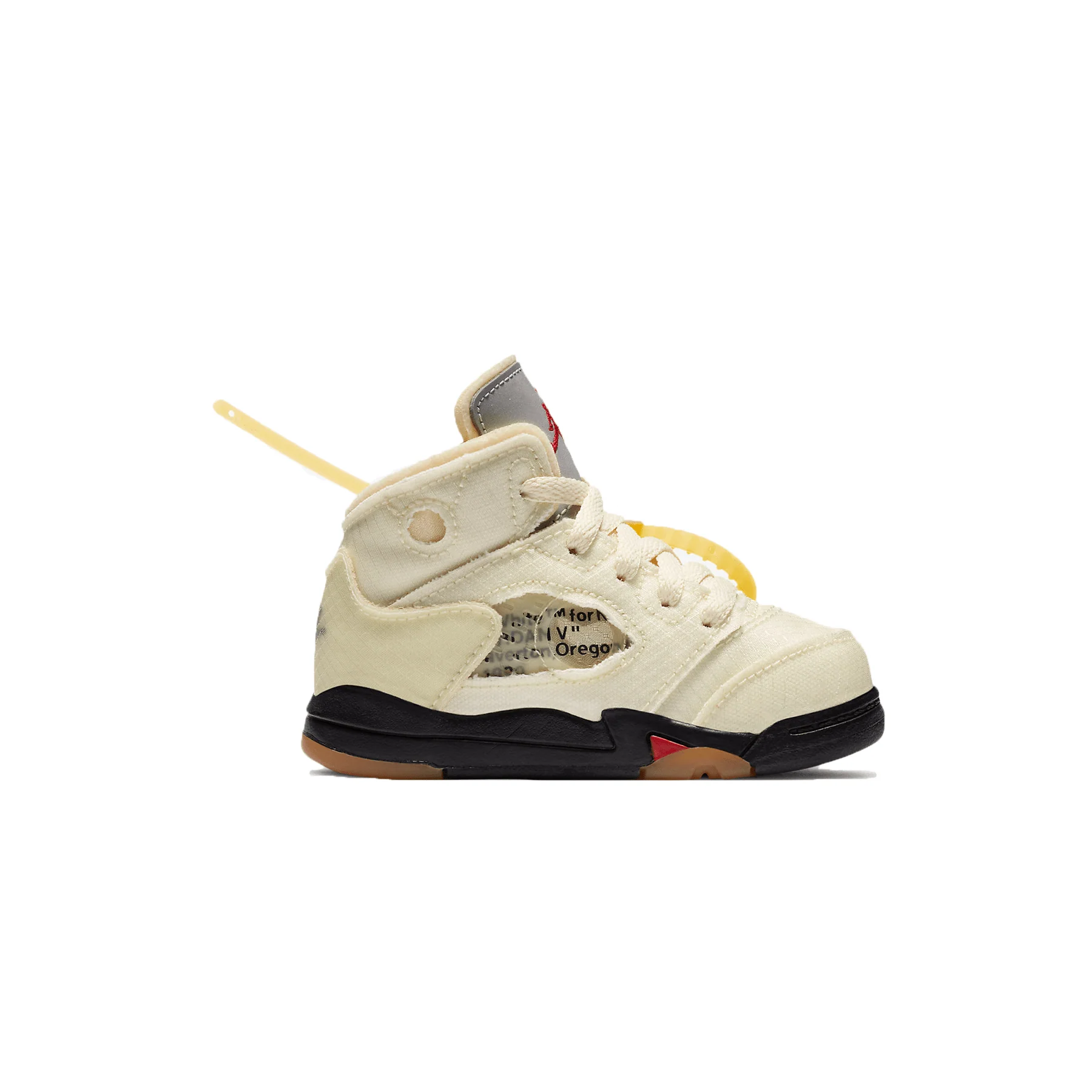 Off-White x Air Jordan 5 Retro SP TD 'Sail' - Image 2