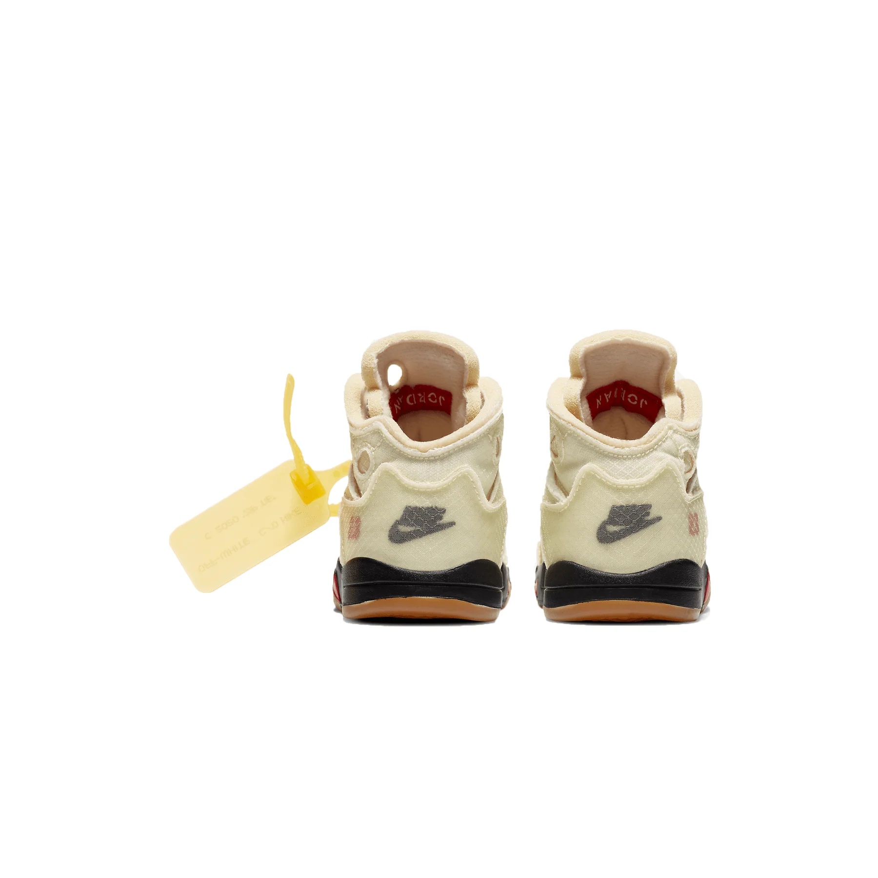 Off-White x Air Jordan 5 Retro SP TD 'Sail' - Image 4