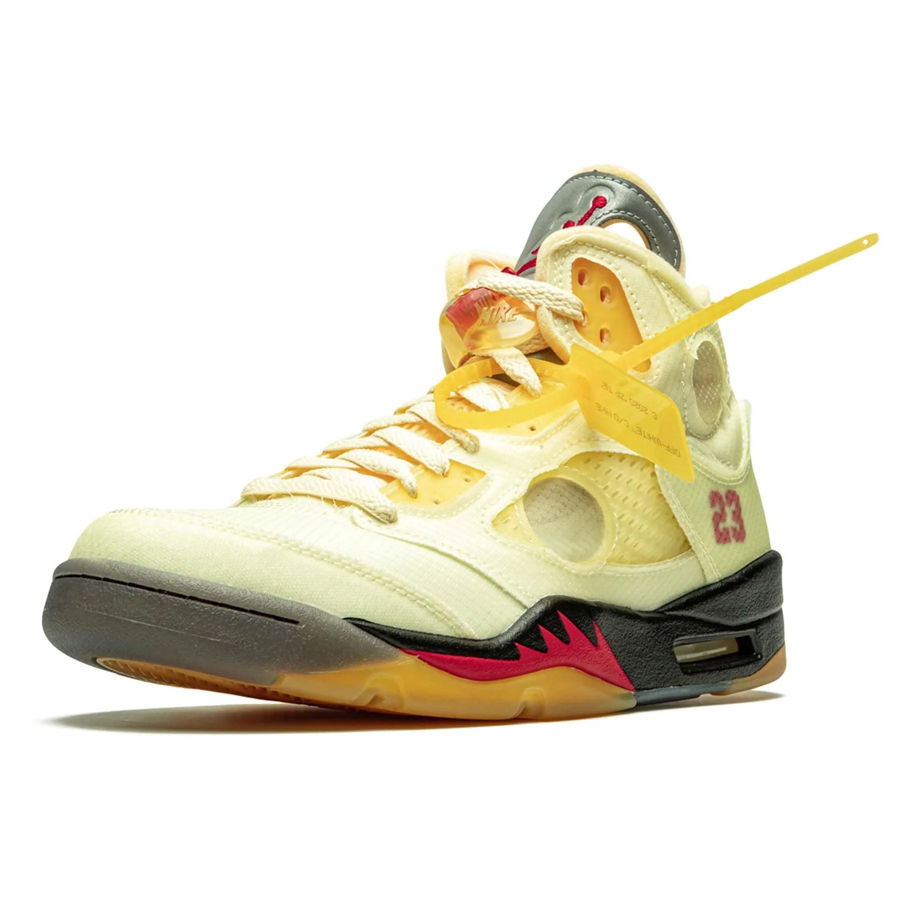 Off-White x Air Jordan 5 SP 'Sail' - Image 4