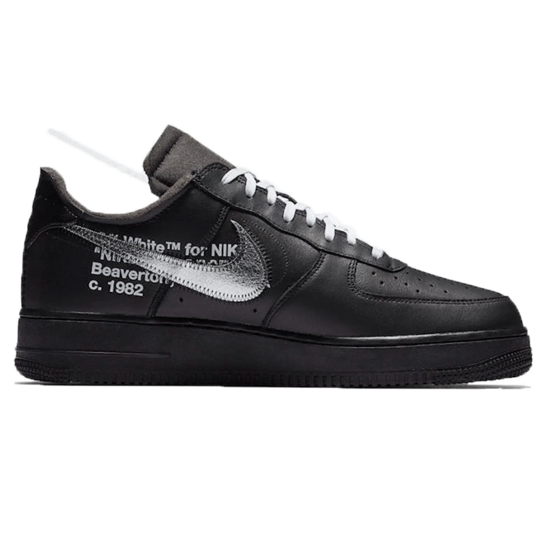 Off-White x Nike Air Force 1 Low '07 'MoMA' Black - Image 2