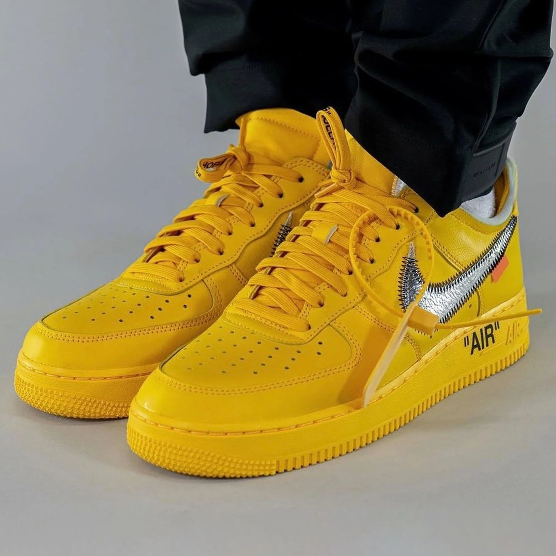 Off-White x Nike Air Force 1 Low 'Lemonade' - Image 10