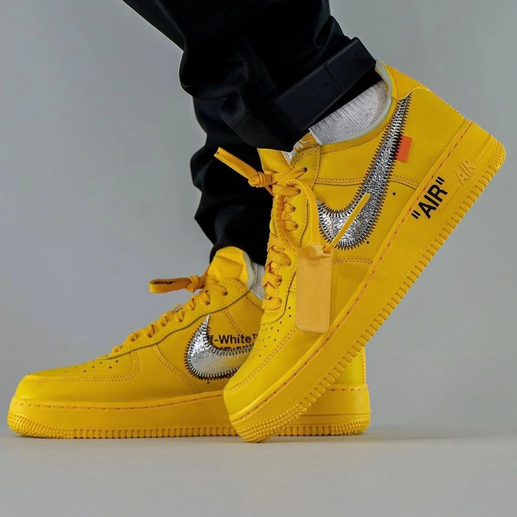 Off-White x Nike Air Force 1 Low 'Lemonade' - Image 11