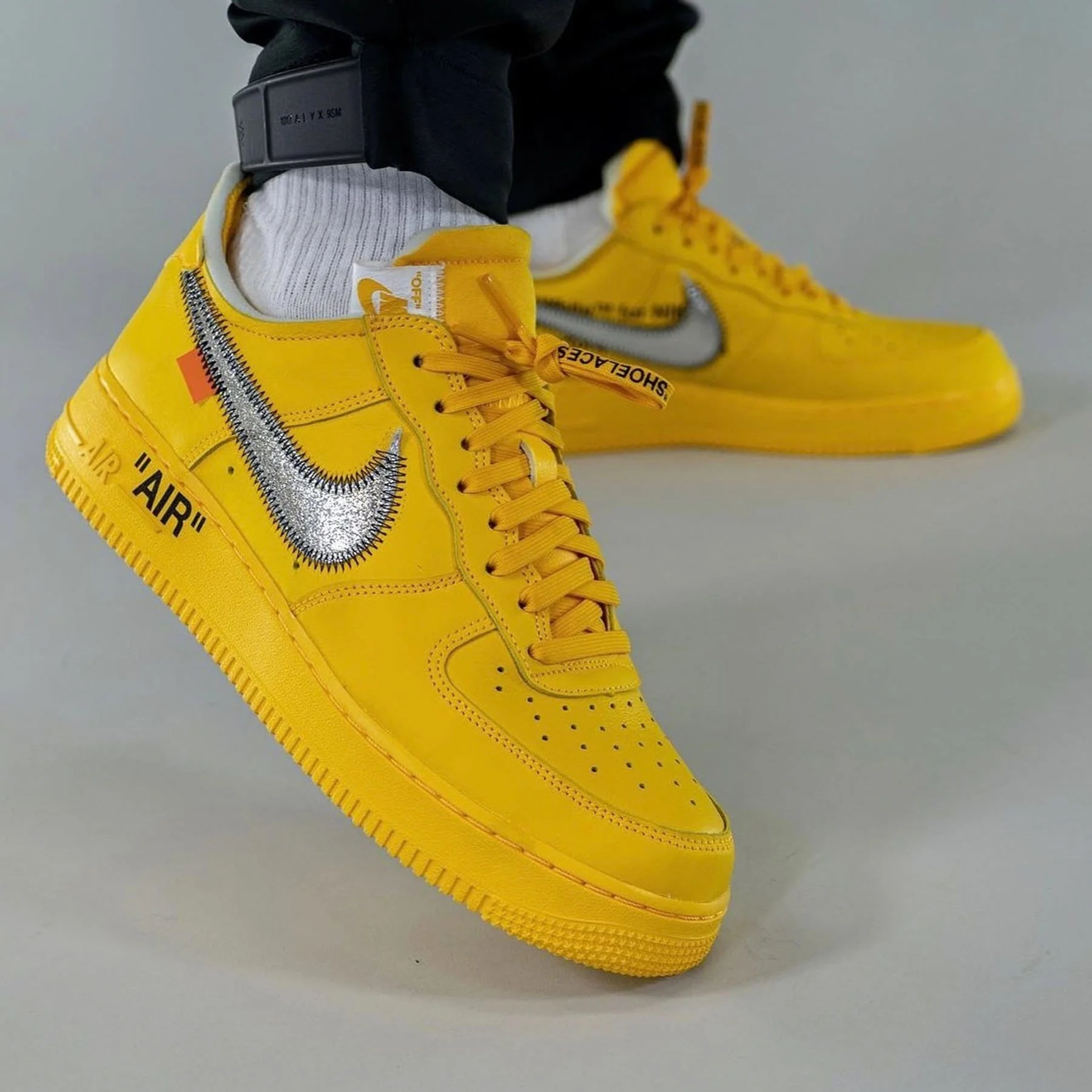 Off-White x Nike Air Force 1 Low 'Lemonade' - Image 12