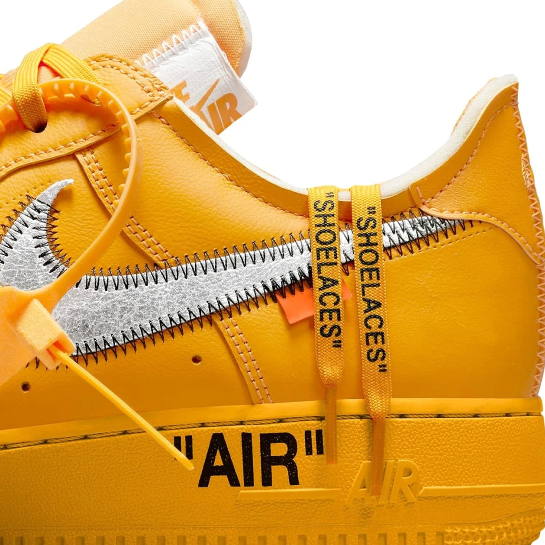 Off-White x Nike Air Force 1 Low 'Lemonade' - Image 8