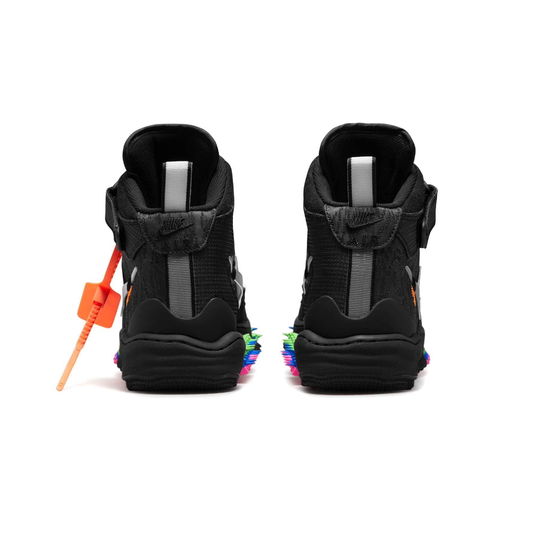 Off-White x Nike Air Force 1 Mid 'Black' - Image 4
