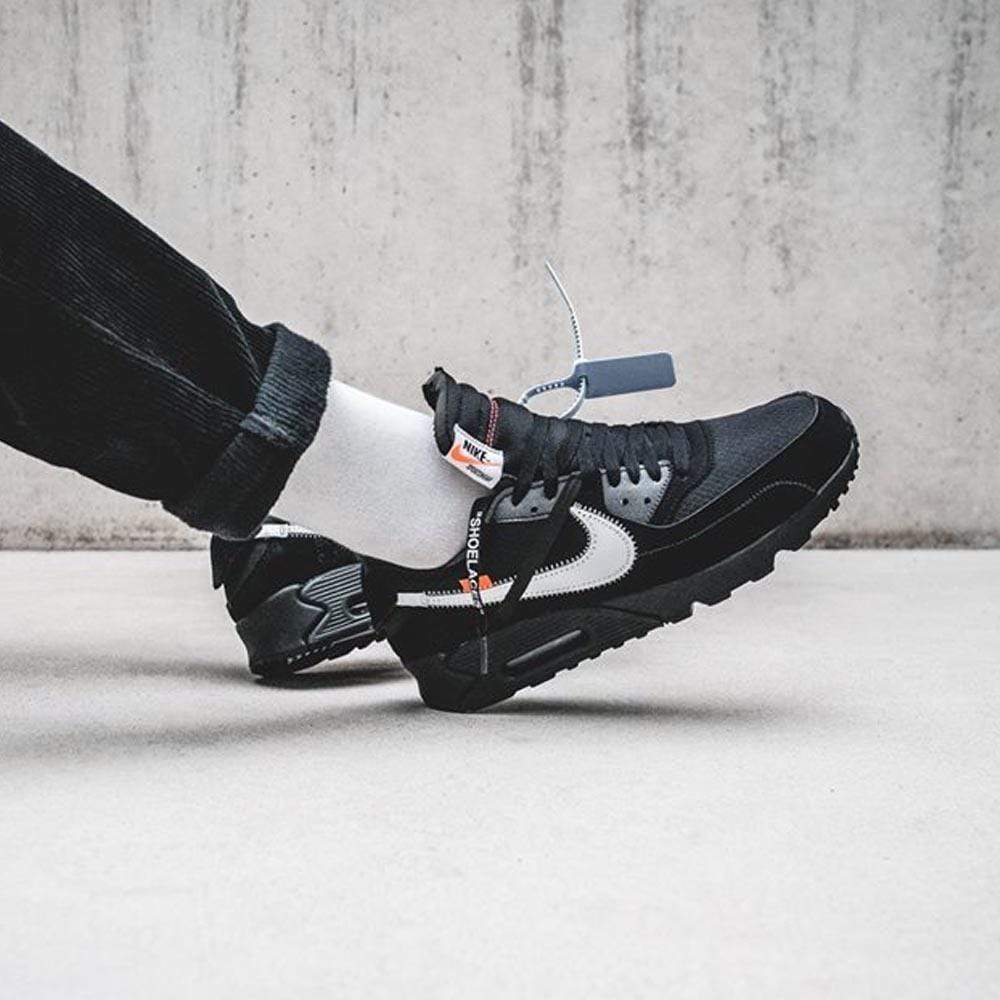 Off-White x Nike Air Max 90 Black - Image 6