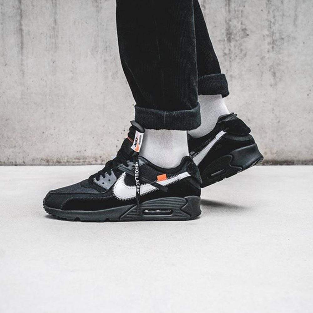 Off-White x Nike Air Max 90 Black - Image 7