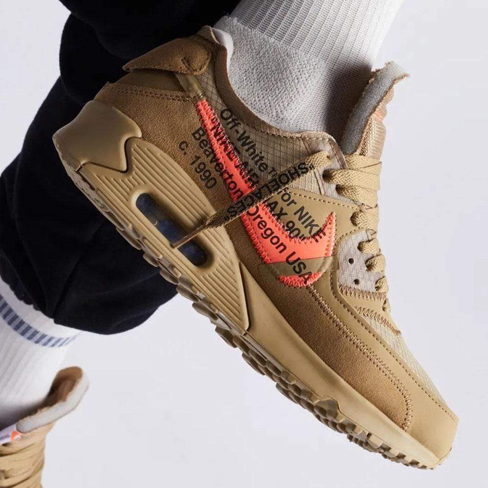 Off-White x Nike Air Max 90 Desert Ore - Image 7