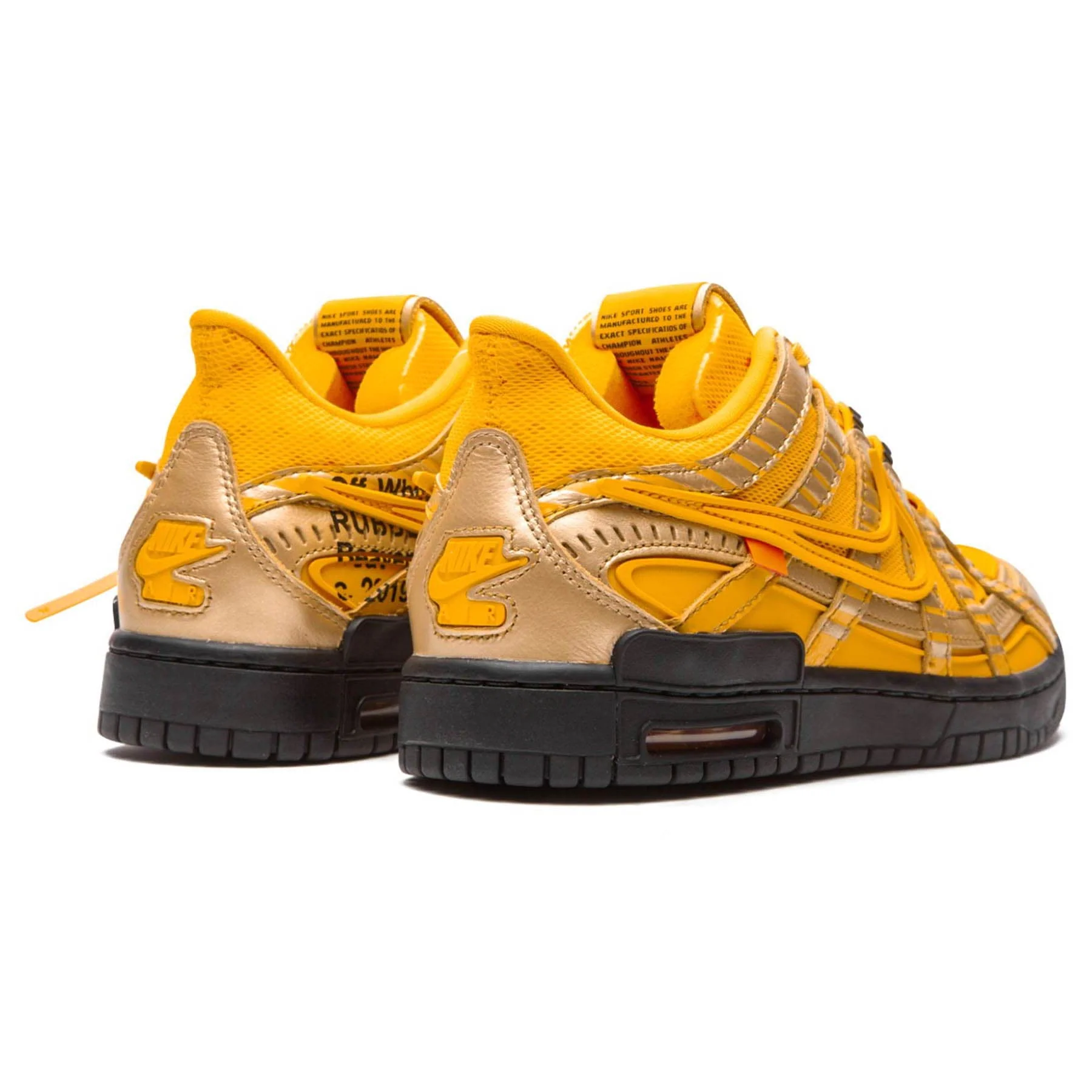Off-White x Nike Air Rubber Dunk 'University Gold' - Image 3