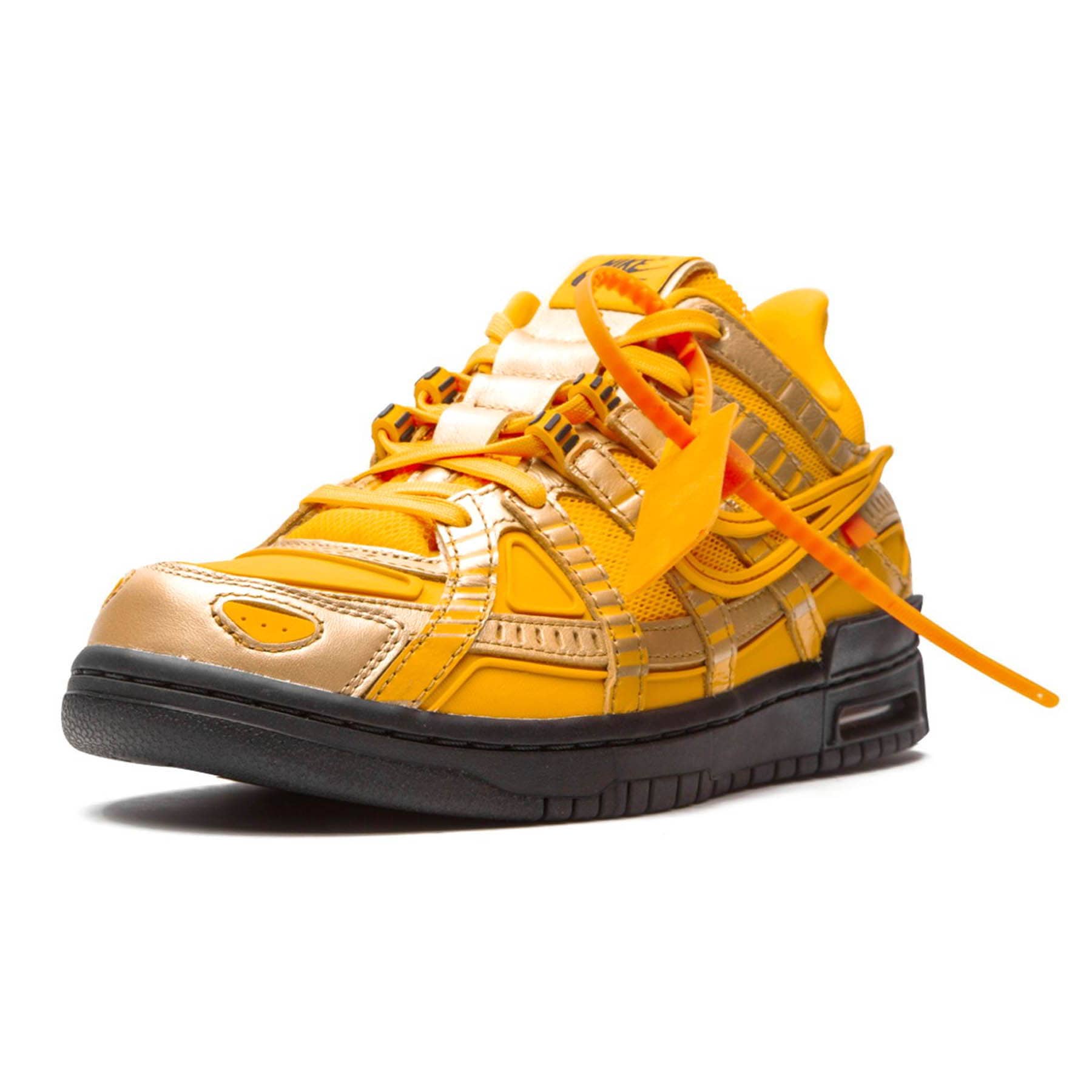 Off-White x Nike Air Rubber Dunk 'University Gold' - Image 4