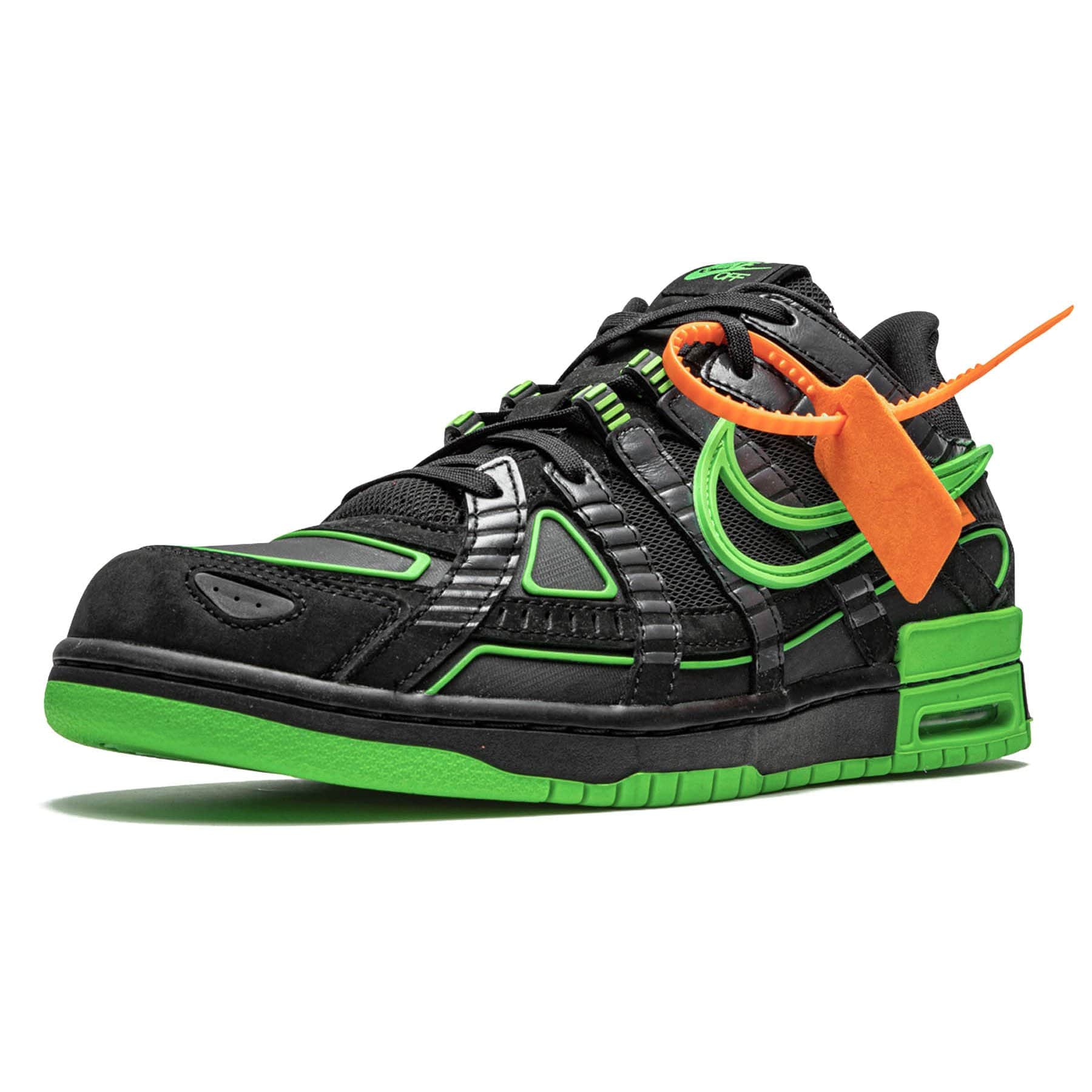 Off-White x Nike Air Rubber Dunk 'Green Strike' - Image 4