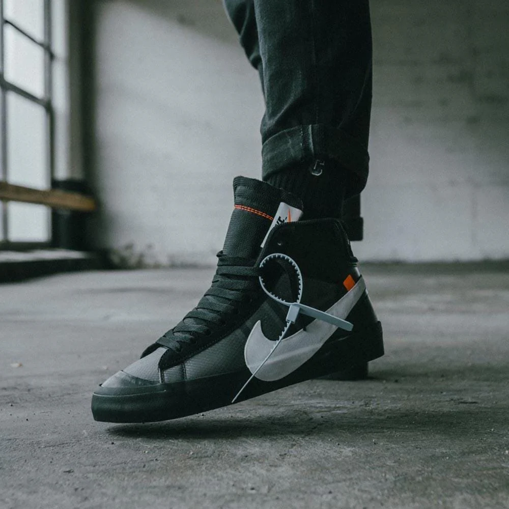 Off-White x Nike Blazer Black SPOOKY PACK - Image 6