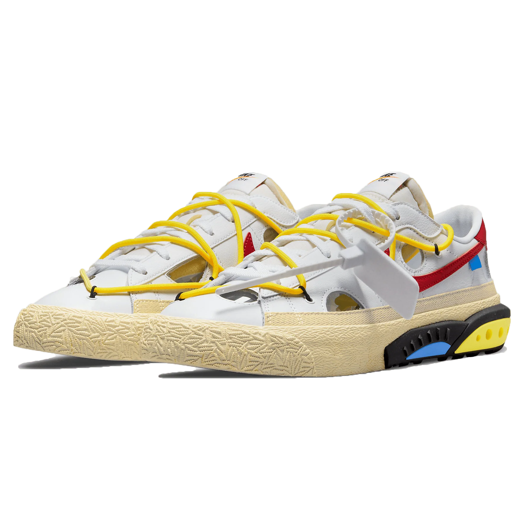 Off-White x Nike Blazer Low 'White University Red' - Image 2