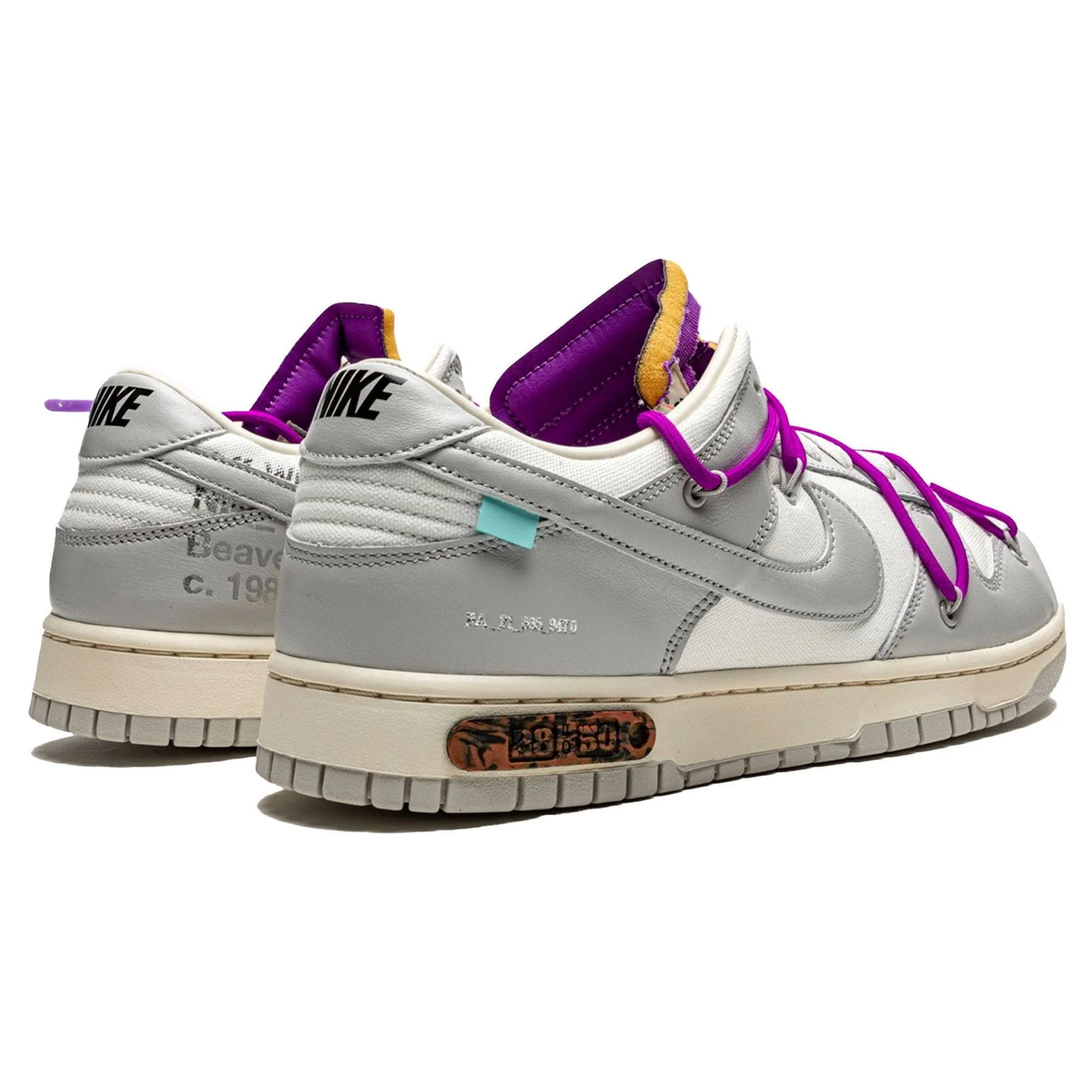 Off-White x Nike Dunk Low 'Lot 28 of 50' - Image 3