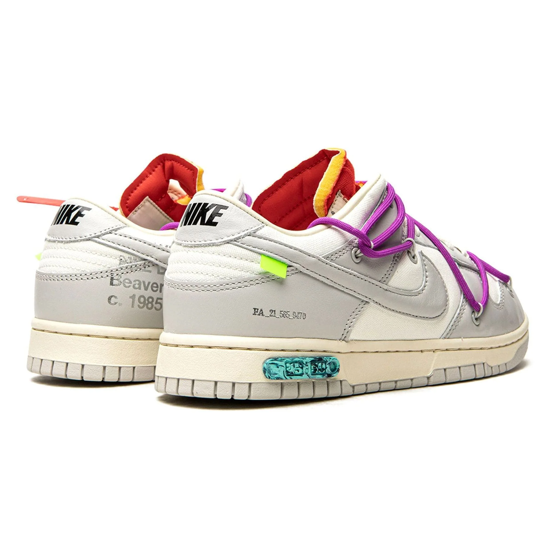 Off-White x Nike Dunk Low 'Lot 45 of 50' - Image 3