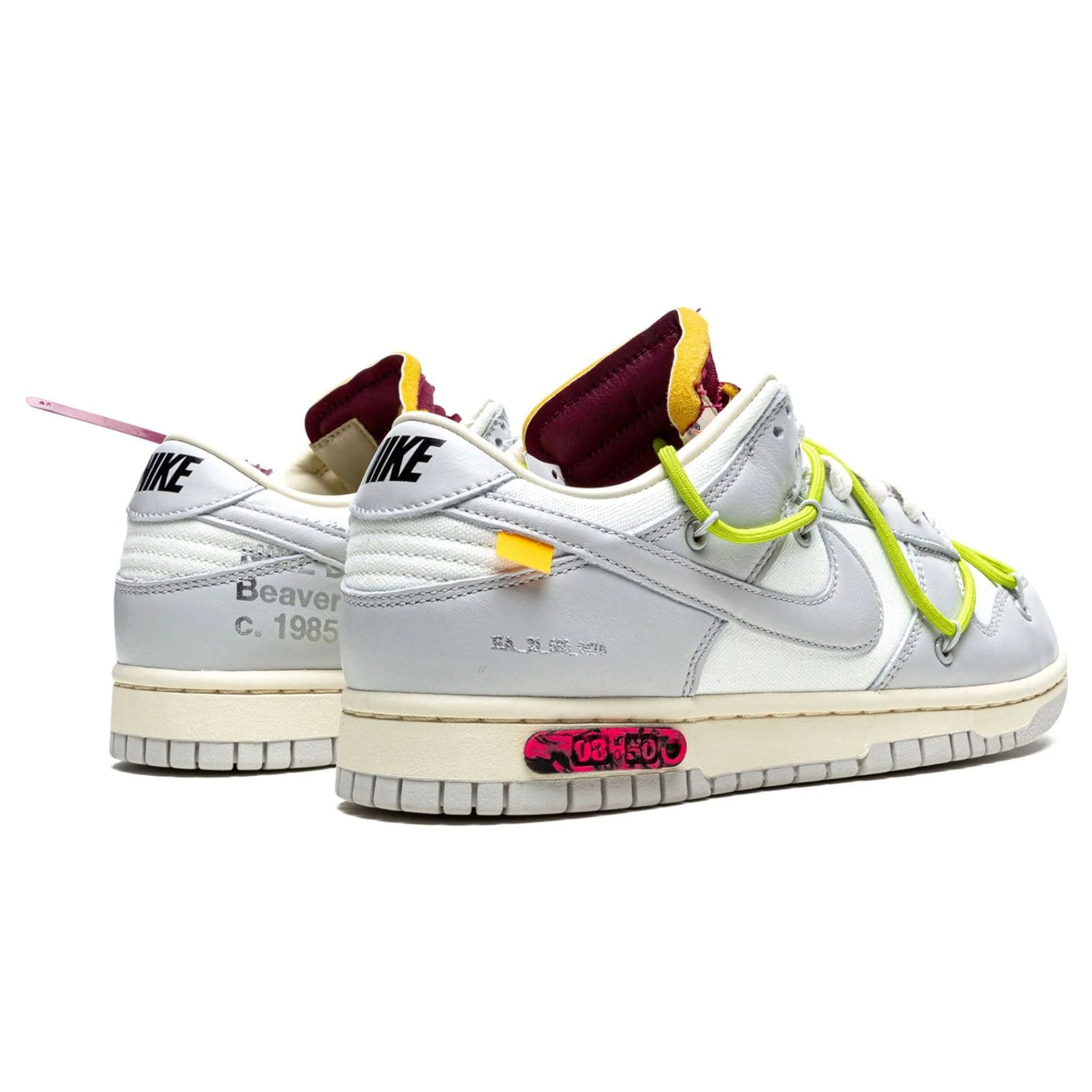 Off-White x Nike Dunk Low 'Lot 08 of 50' - Image 3