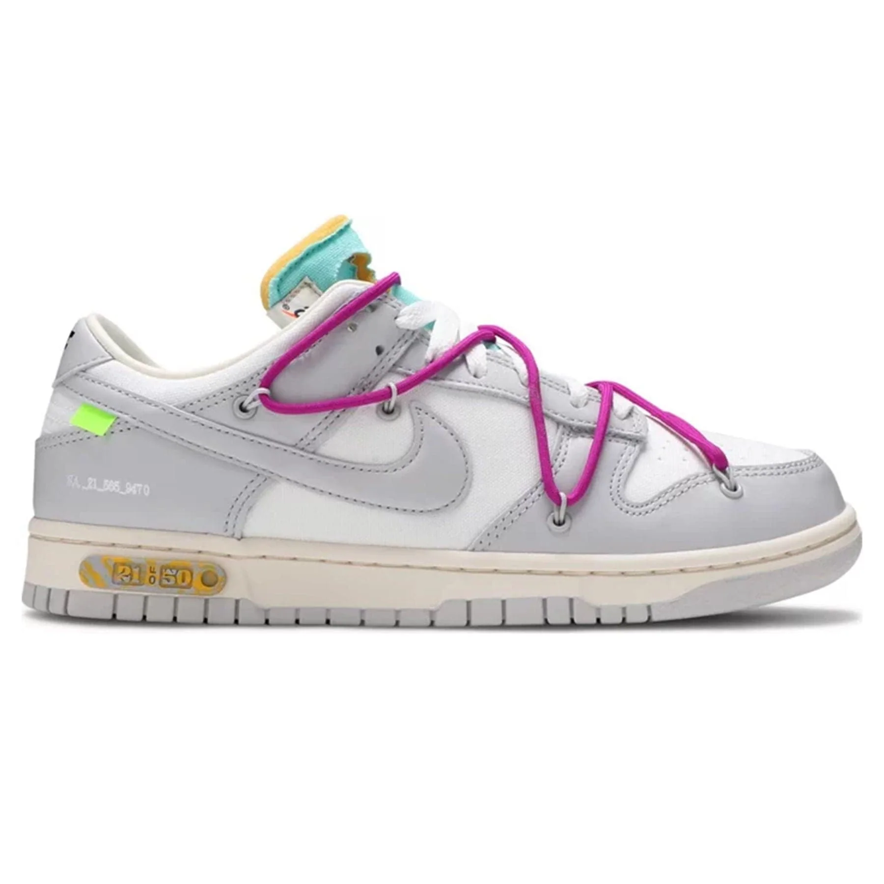 Off-White x Nike Dunk Low 'Lot 21 of 50' - Image 2