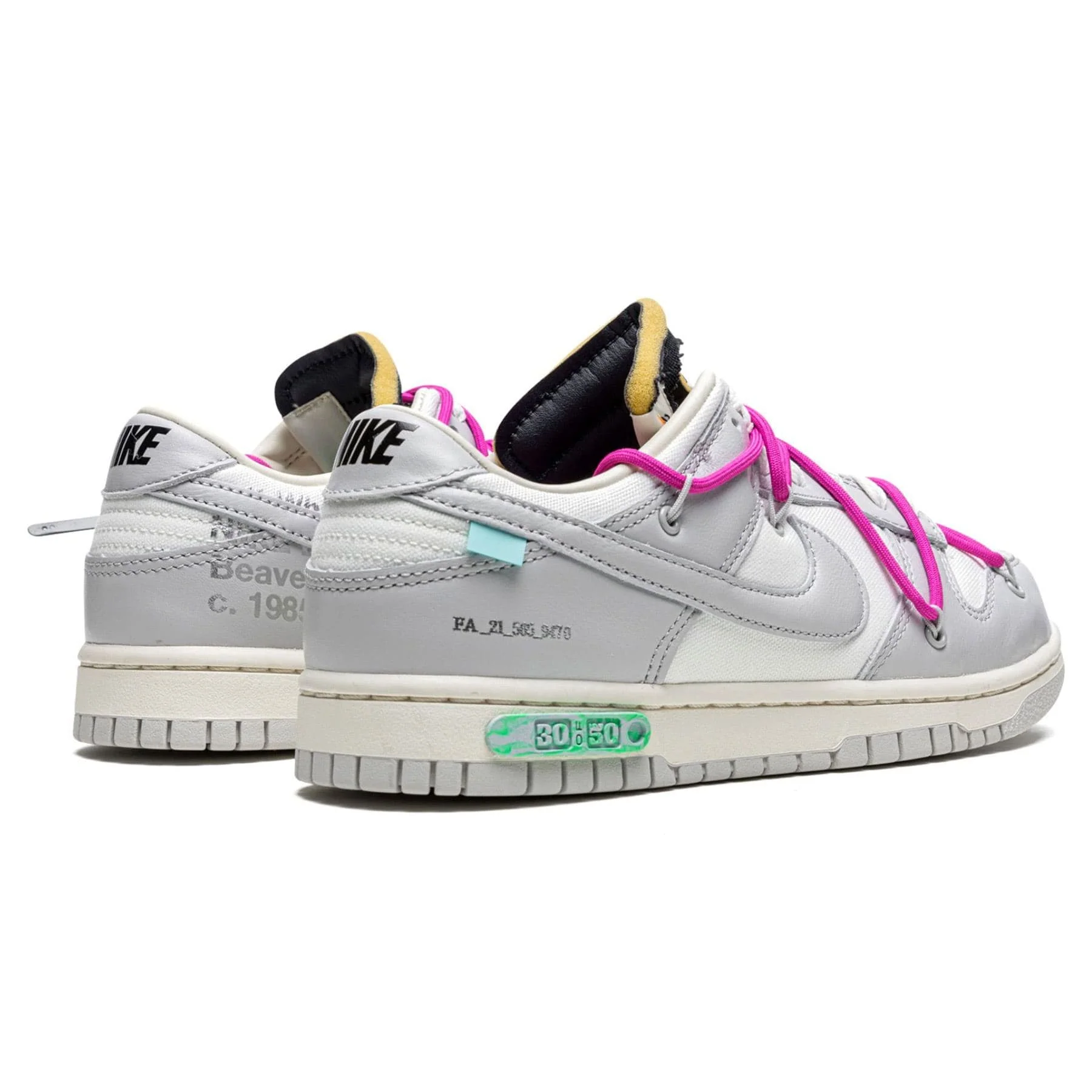 Off-White x Nike Dunk Low 'Lot 30 of 50' - Image 3